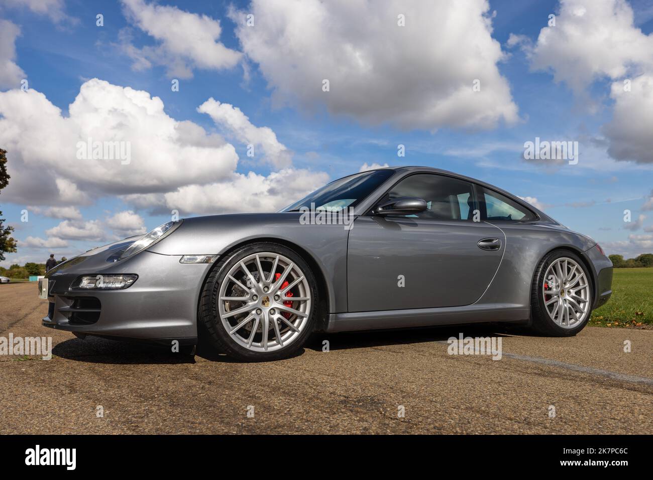 2004 Porsche 997 Carrera ‘D11 MBM’ on display at the Poster Cars & Supercars Assembly at the Bicester Heritage Centre Stock Photo