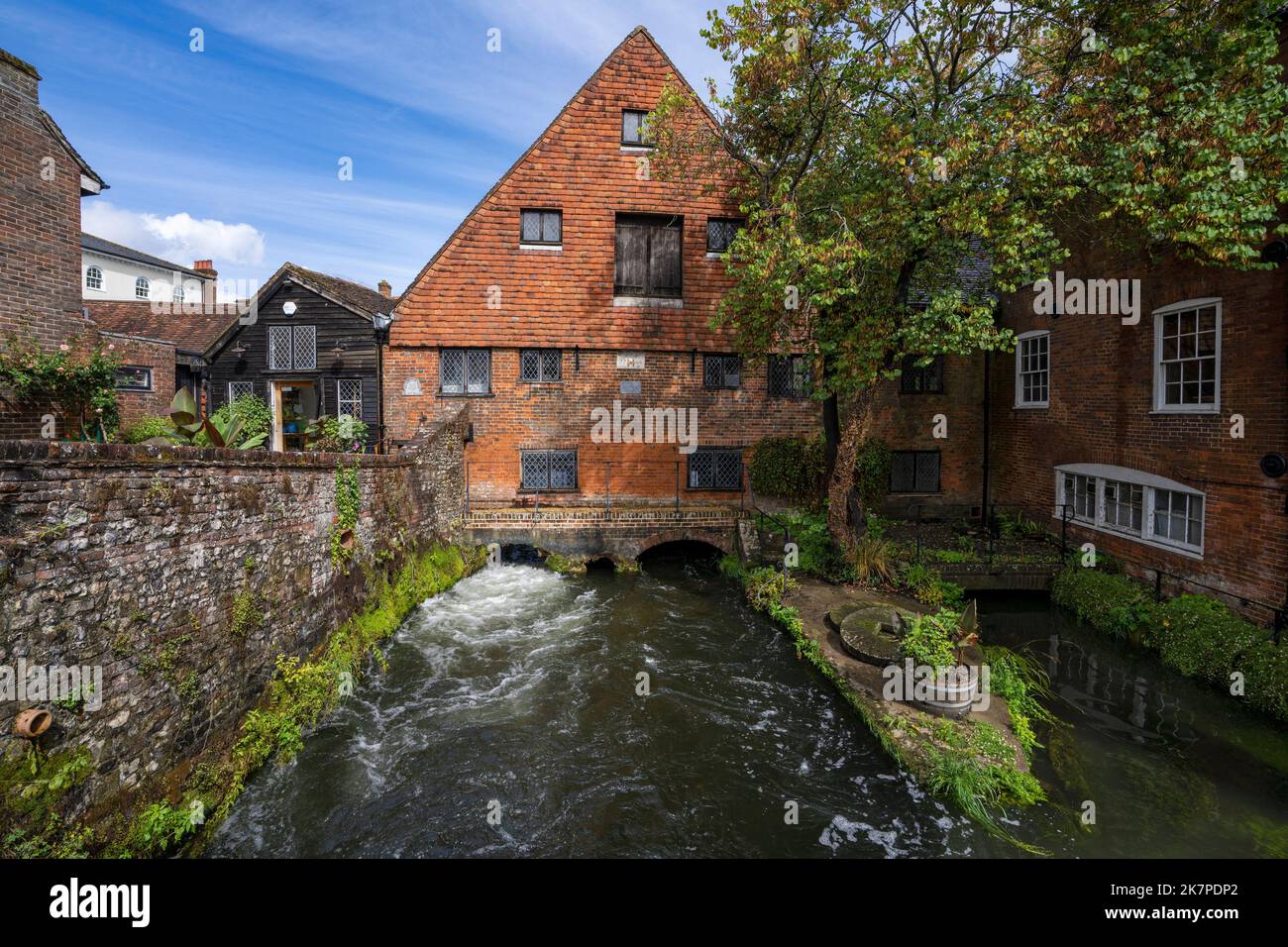 Winchester City Mill on the River Itchen, Winchester, Hampshire, England, Uk Stock Photo