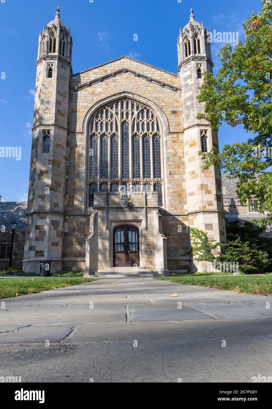 University of Michigan Law School in Autumn Stock Photo