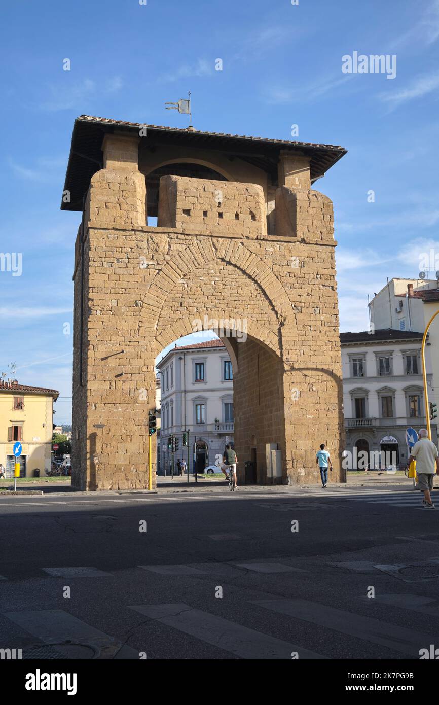 Porta al Prato Florence Italy Stock Photo