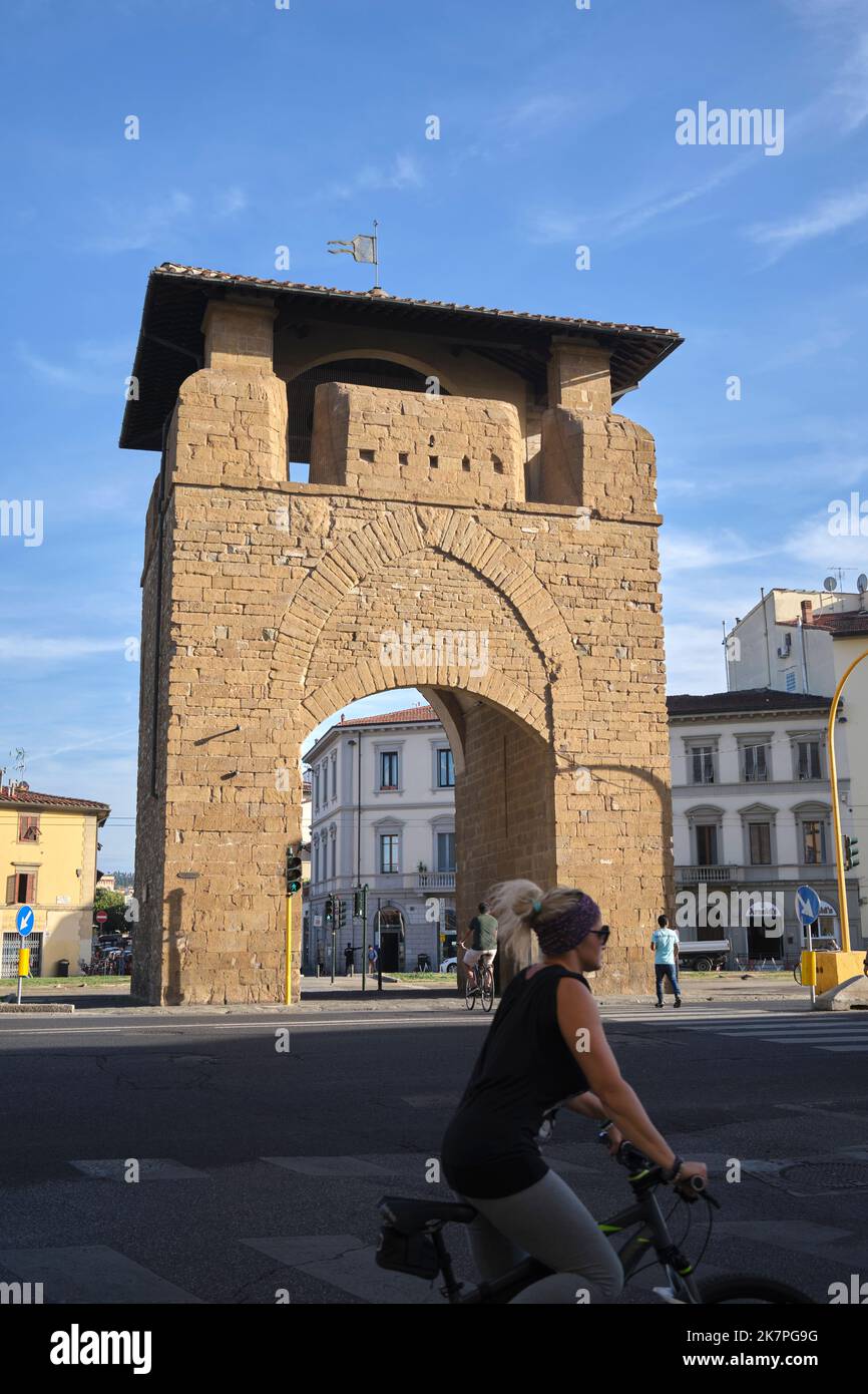 Porta al Prato Florence Italy Stock Photo