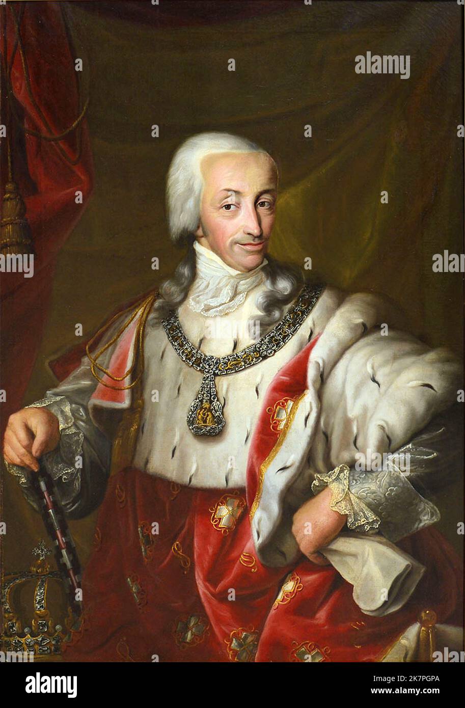 Victor Emmanuel I of Sardinia (1759 – 1824) Duke of Savoy and King of Sardinia (1802–1821). Stock Photo