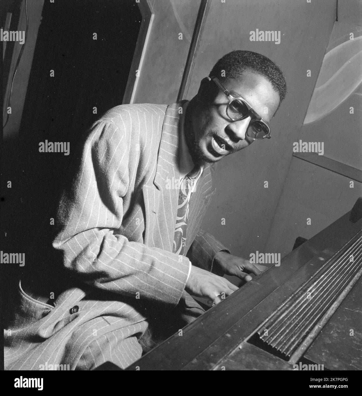 Thelonious Monk, Thelonious Sphere Monk (1917 – 1982) American jazz pianist and composer. Stock Photo