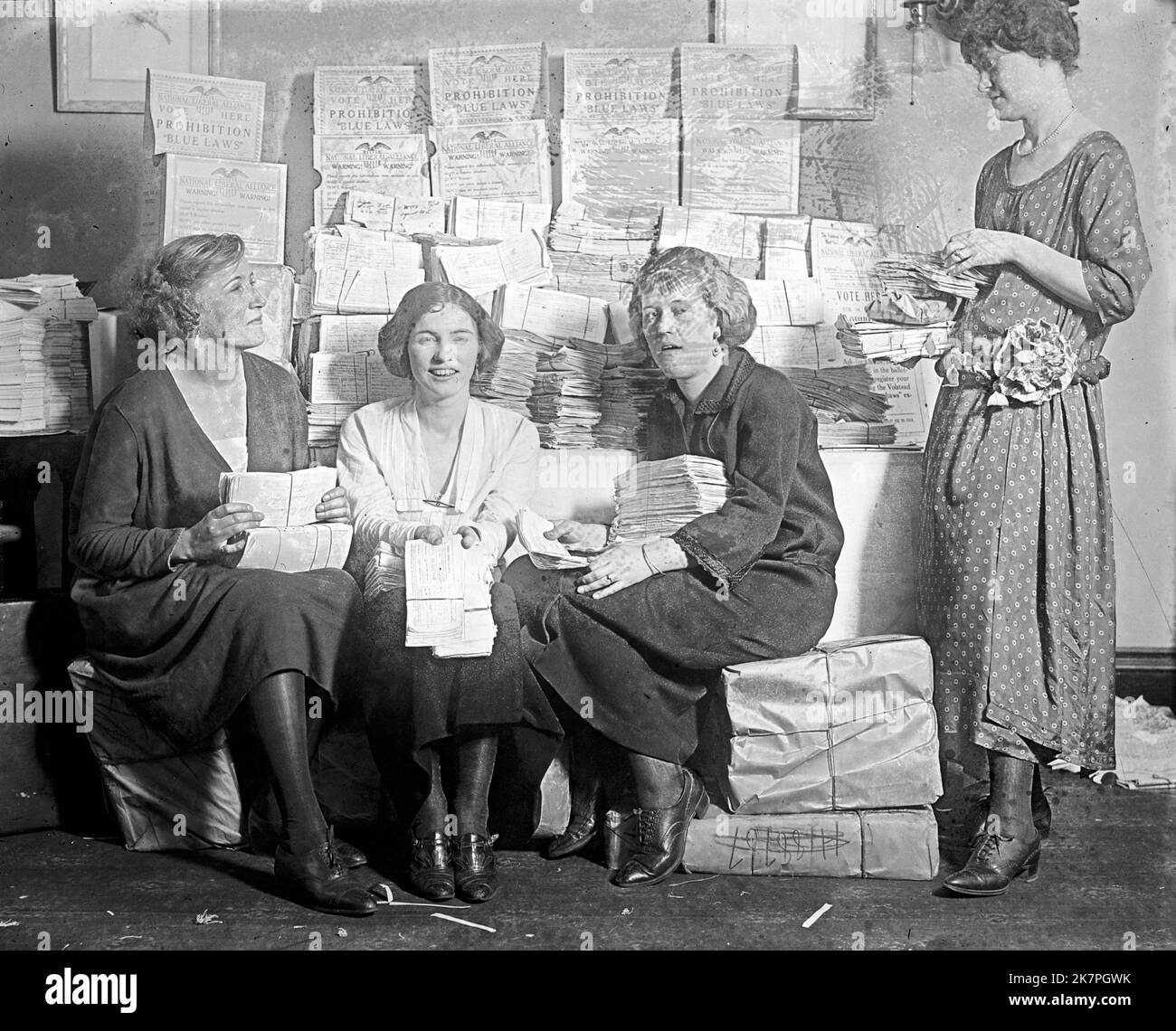 Prohibition Vote, America Stock Photo