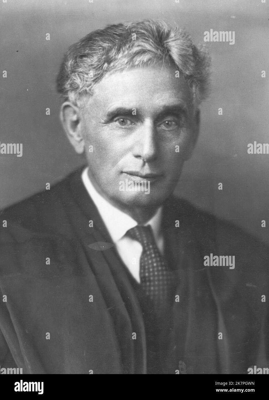 Louis Dembitz Brandeis (1856 – 1941) American lawyer and associate justice on the Supreme Court of the United States from 1916 to 1939. Stock Photo
