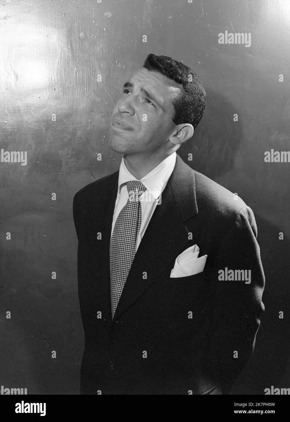 Buddy Rich, Bernard 'Buddy' Rich (1917 – 1987) American jazz drummer, songwriter, conductor, and bandleader. Stock Photo