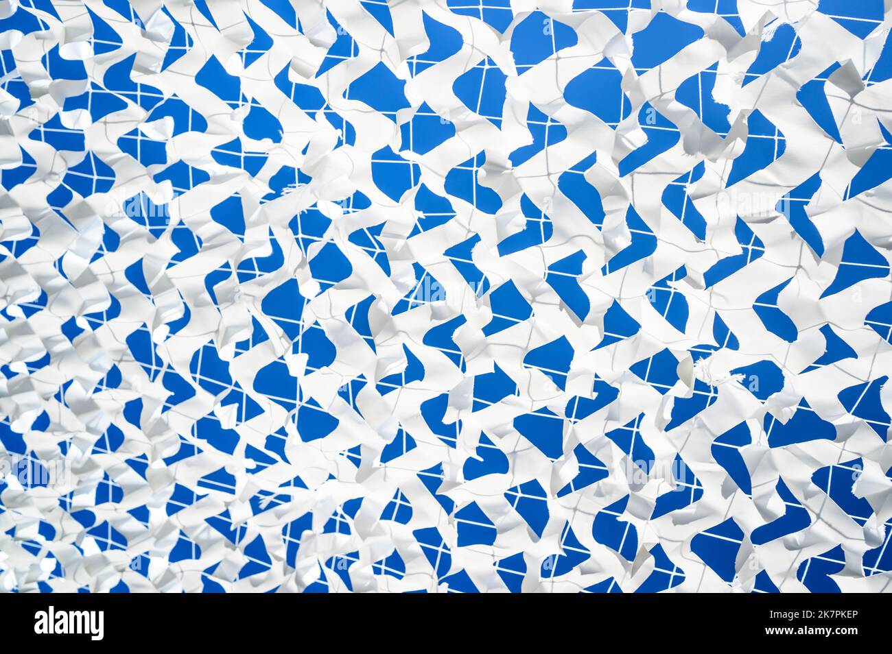 white canopy against a blue sky in Greece Stock Photo - Alamy