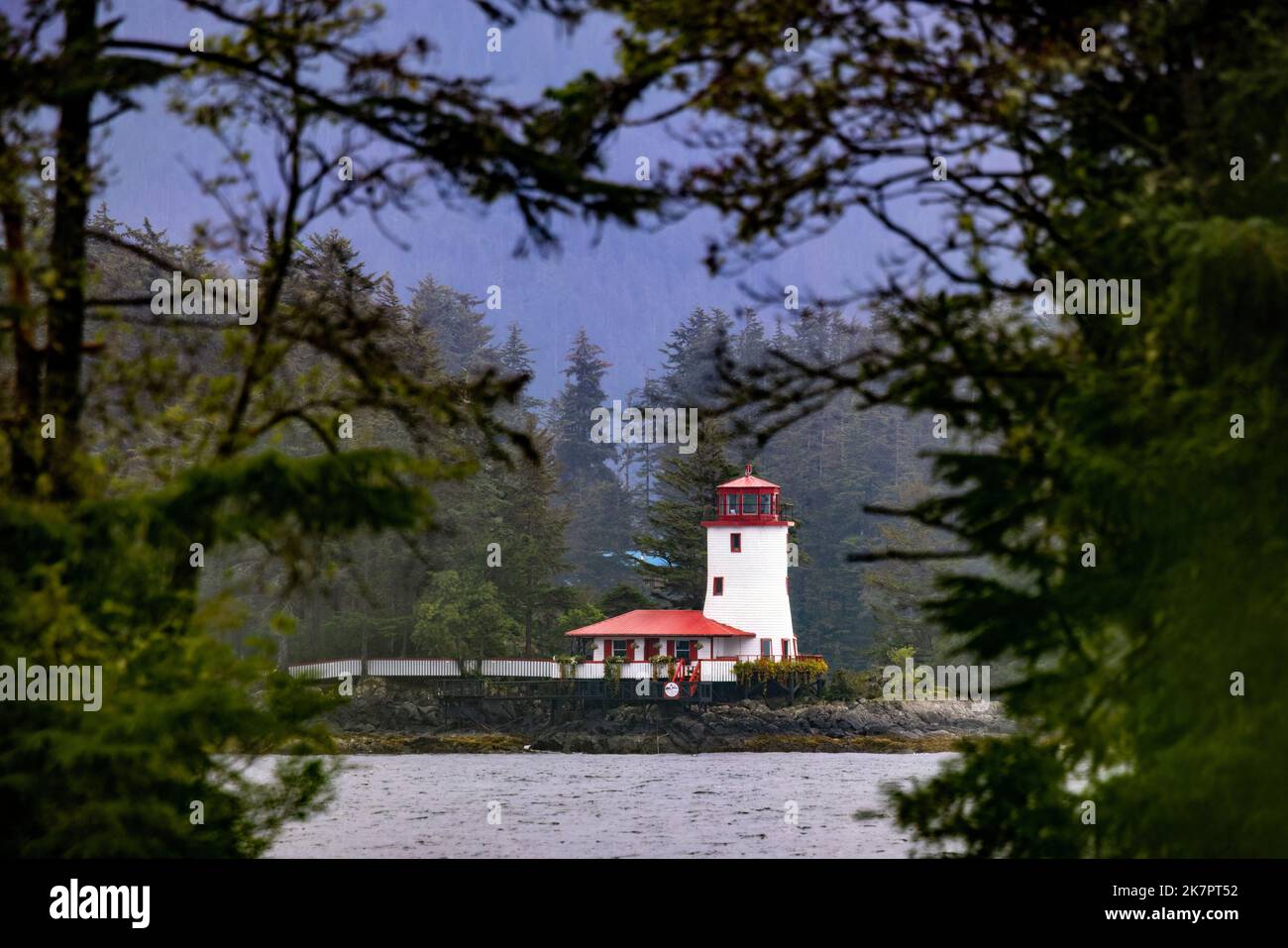 Sitka Lighthouse (navigation beacon and vacation rental) built by