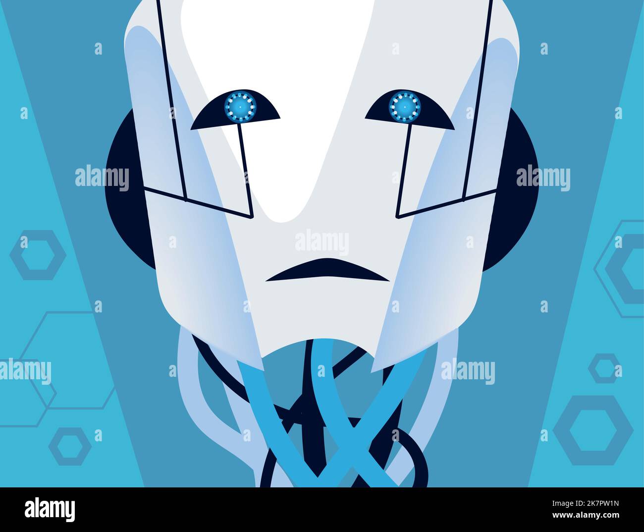 robot AI technology Stock Vector Image & Art - Alamy