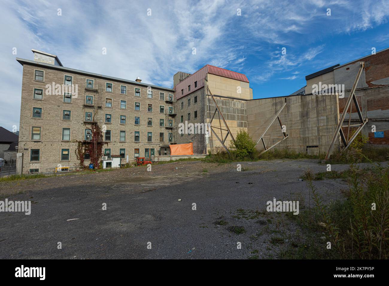The abandoned ilot Charlevoix in Vieux Quebec district on September 30 The abandoned ilot Charlevoix in Vieux Quebec district on September 30