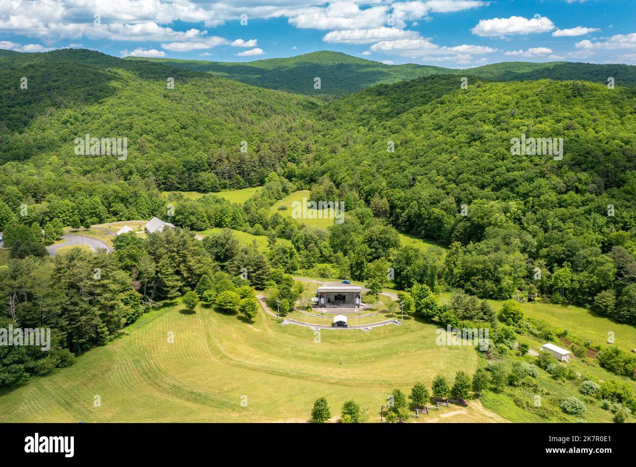 Blue Ridge Music Center tucked along Blue Ridge Mountains in Galax, VA