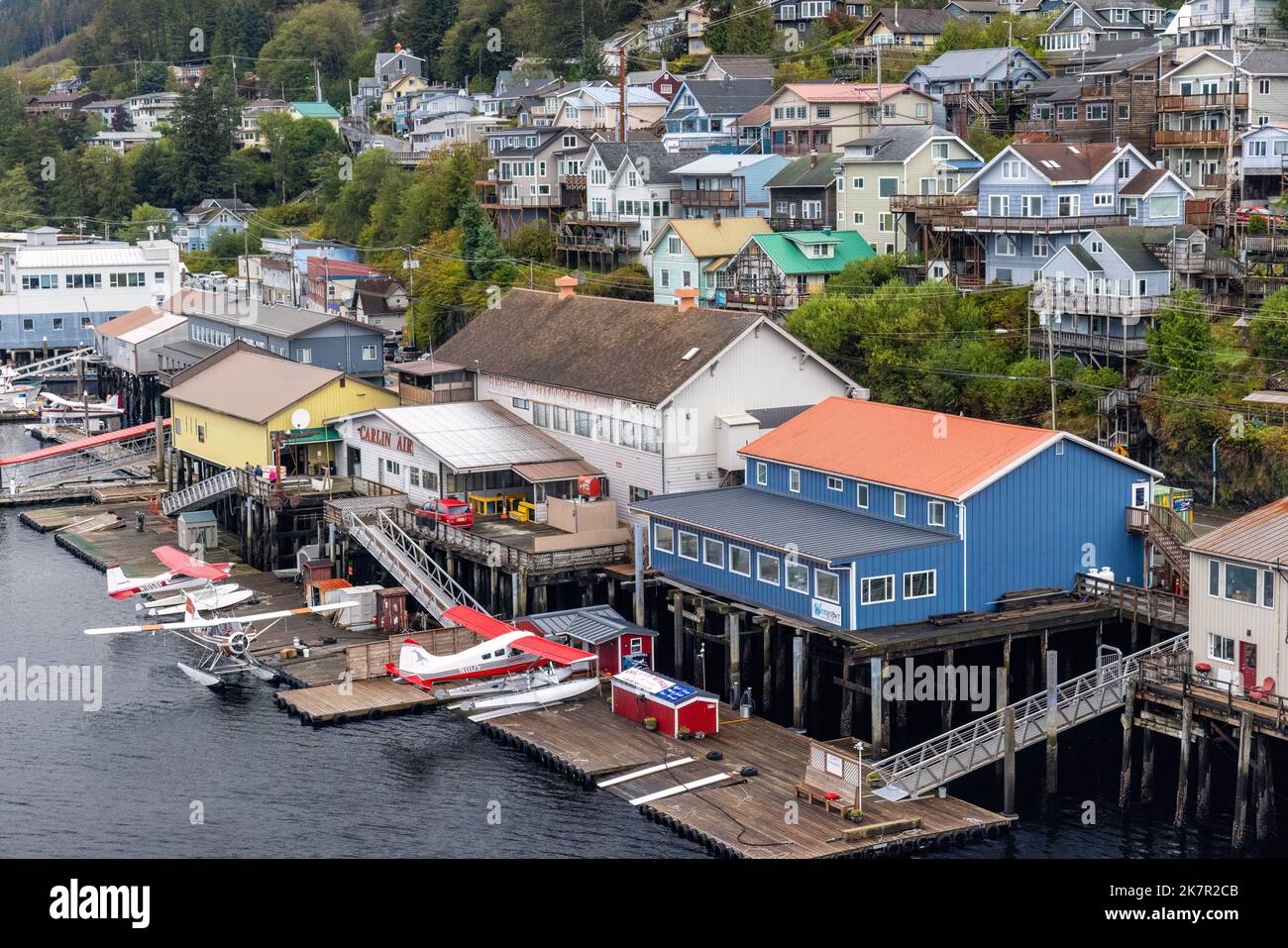 Ketchikan city harbor hires stock photography and images Alamy