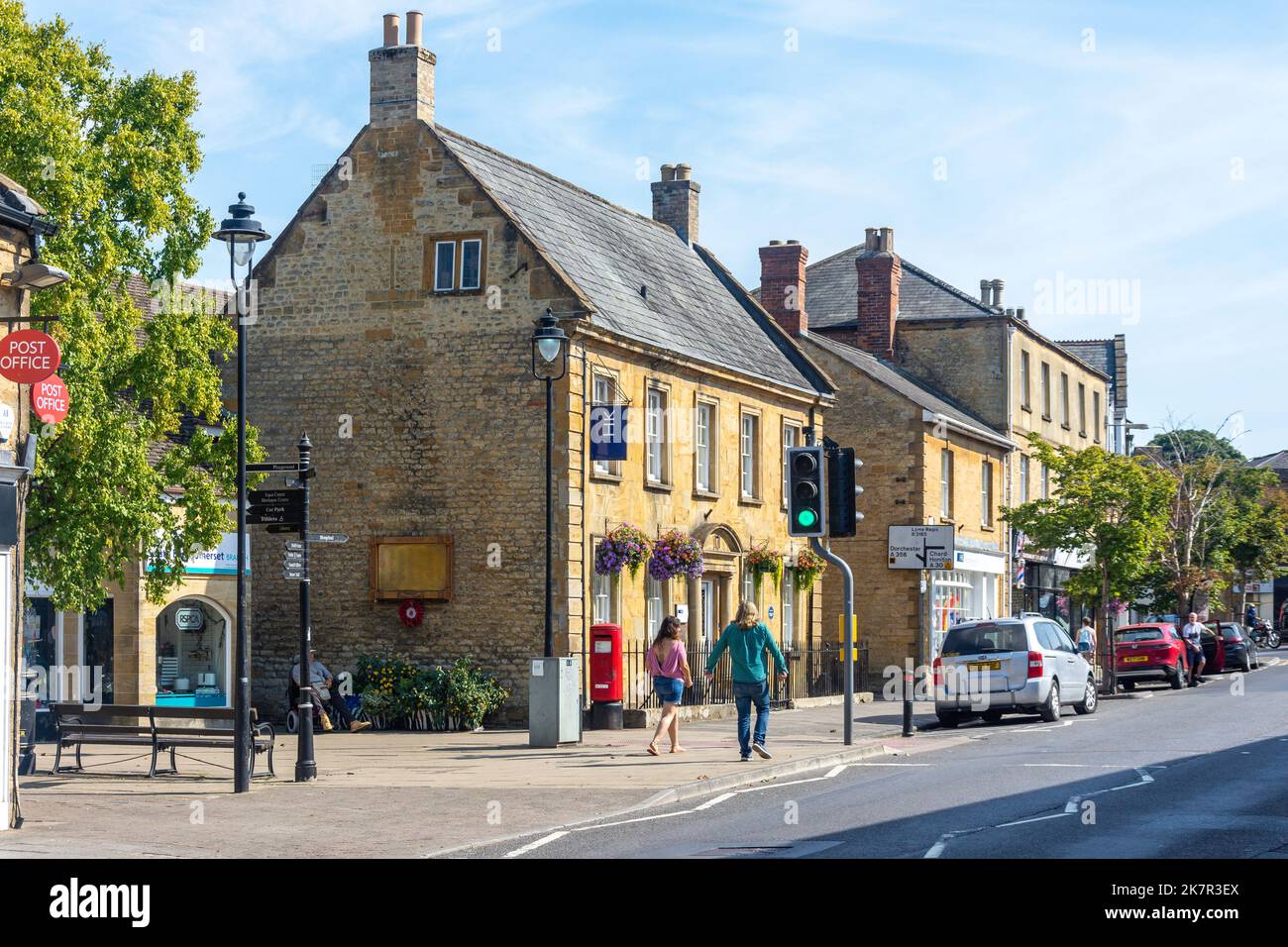 Market street crewkerne town centre somerset uk england united k hires