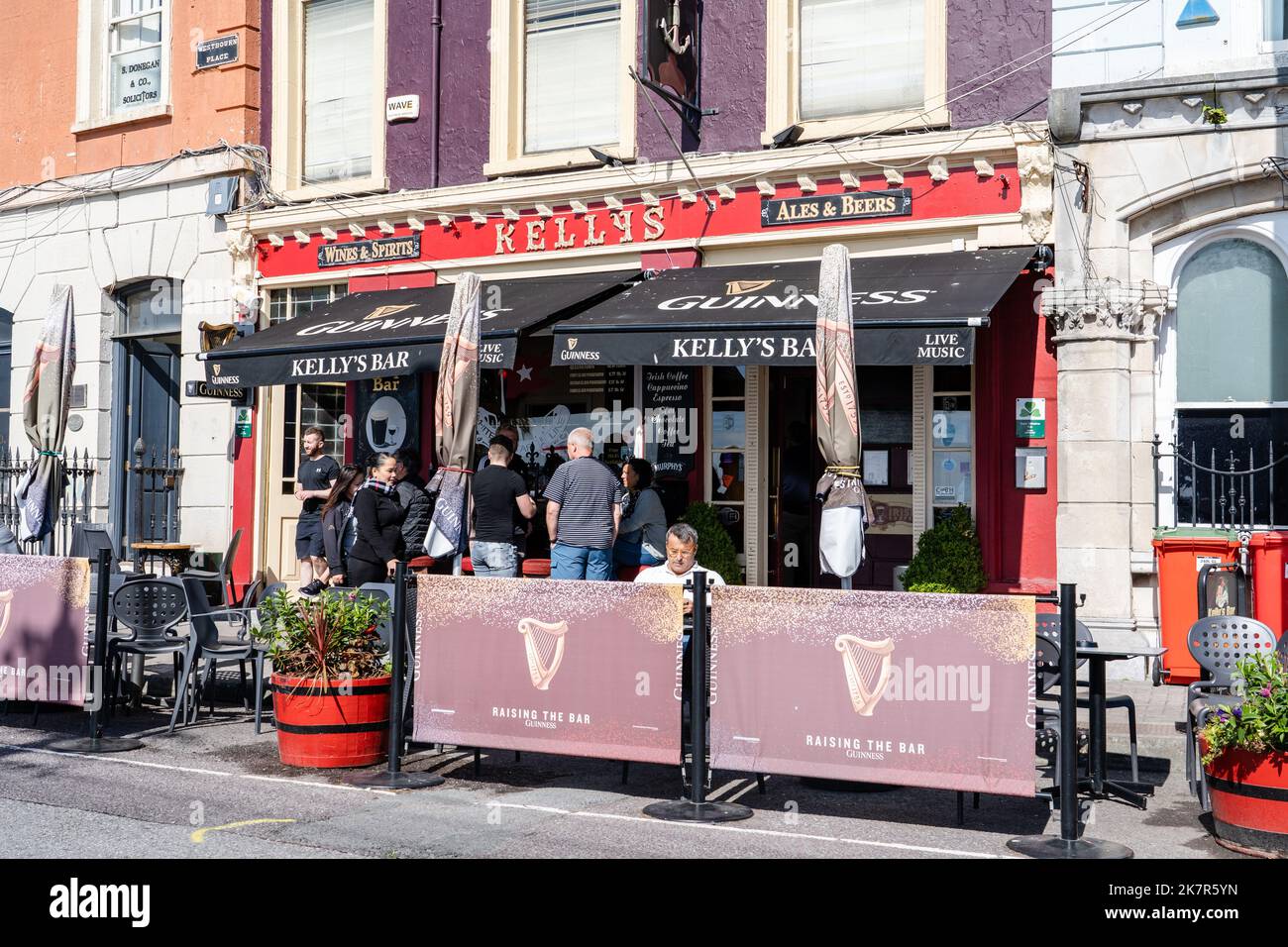 Kellys Bar is a traditional Irish pub and restaurant in Cobh, Ireland
