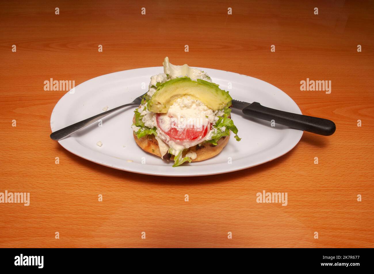 Authentic and traditional Mexican dish known as sope Stock Photo Alamy
