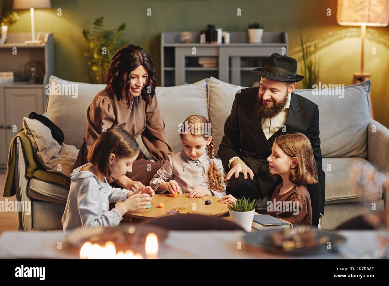 Dreidel family hi-res stock photography and images - Alamy