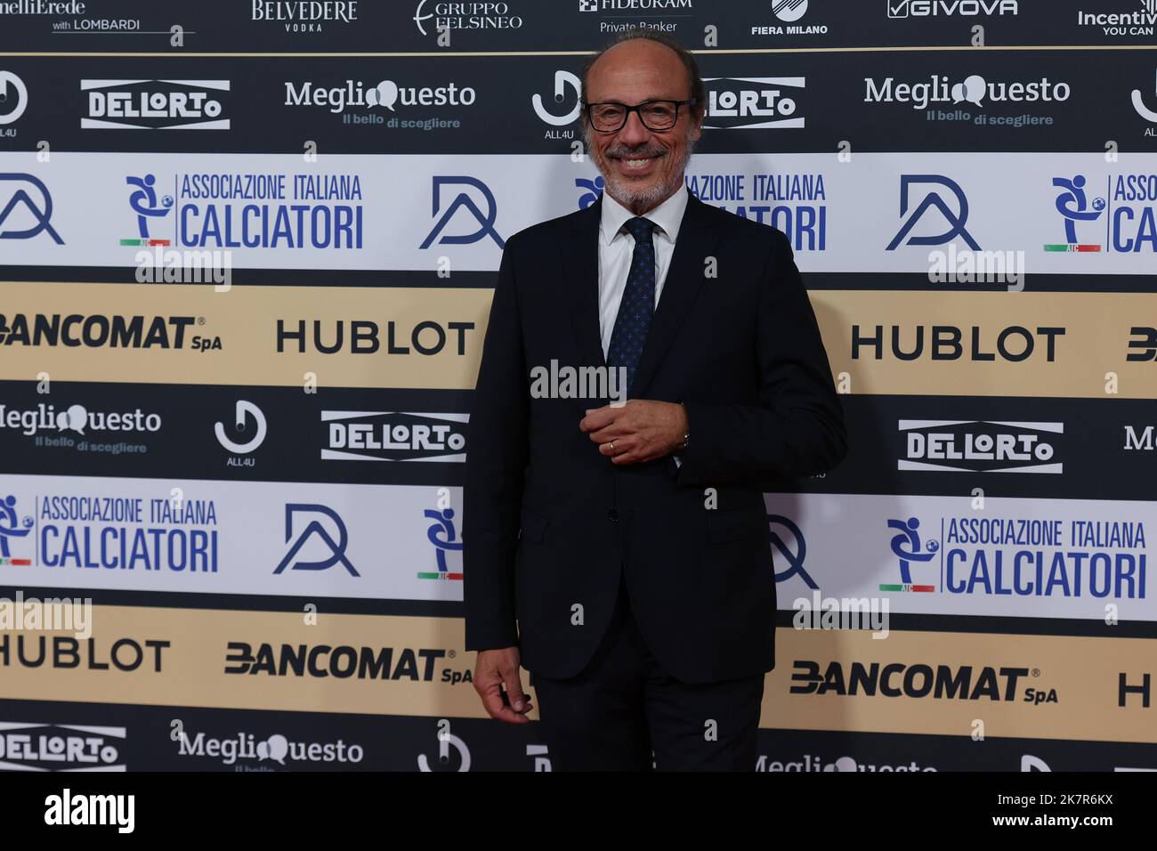 Guido Meda during the Gran Gala del Calcio AIC 2022 at Rho Fiera Milano, Milan, Italy on October 17, 2022 Stock Photo