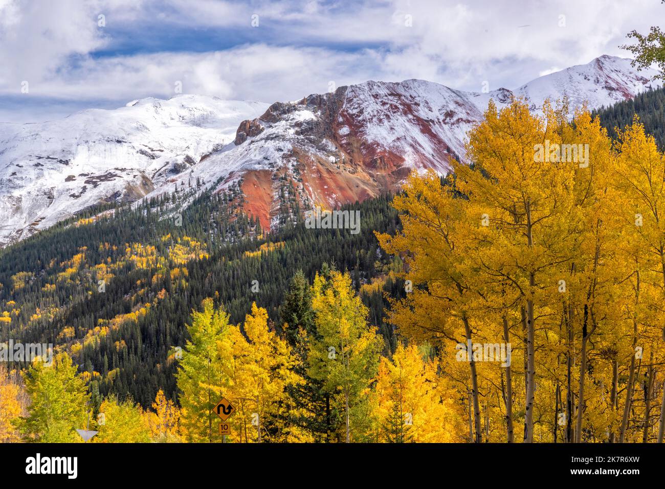 Fresh Snow on Red Mountain 2 in the San Juan Mountains on the Million