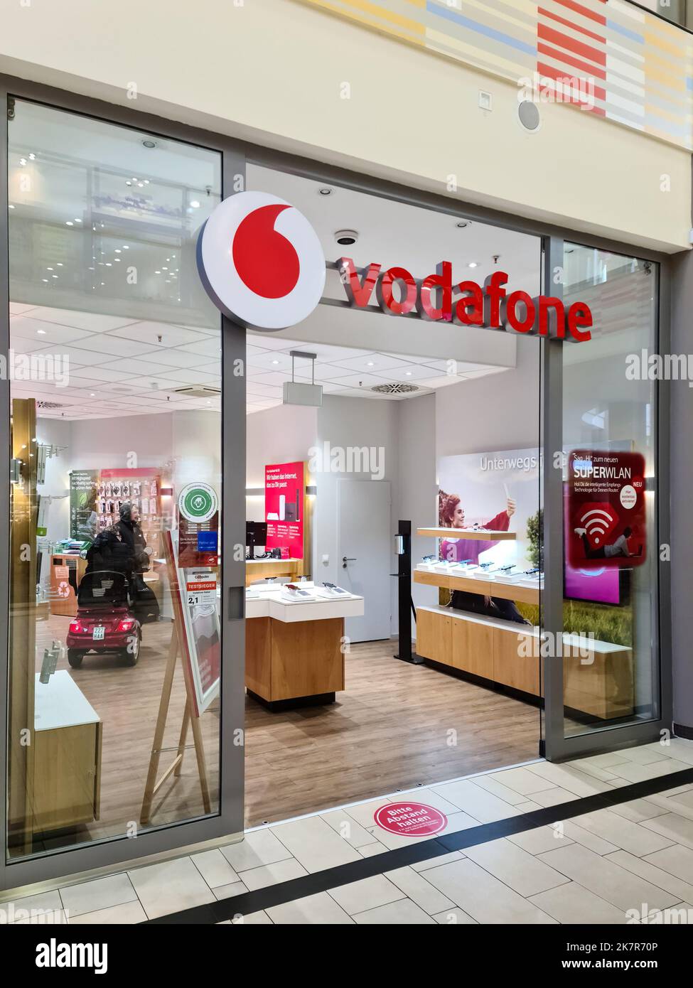 Vodafone store in shopping mall hires stock photography and images Alamy