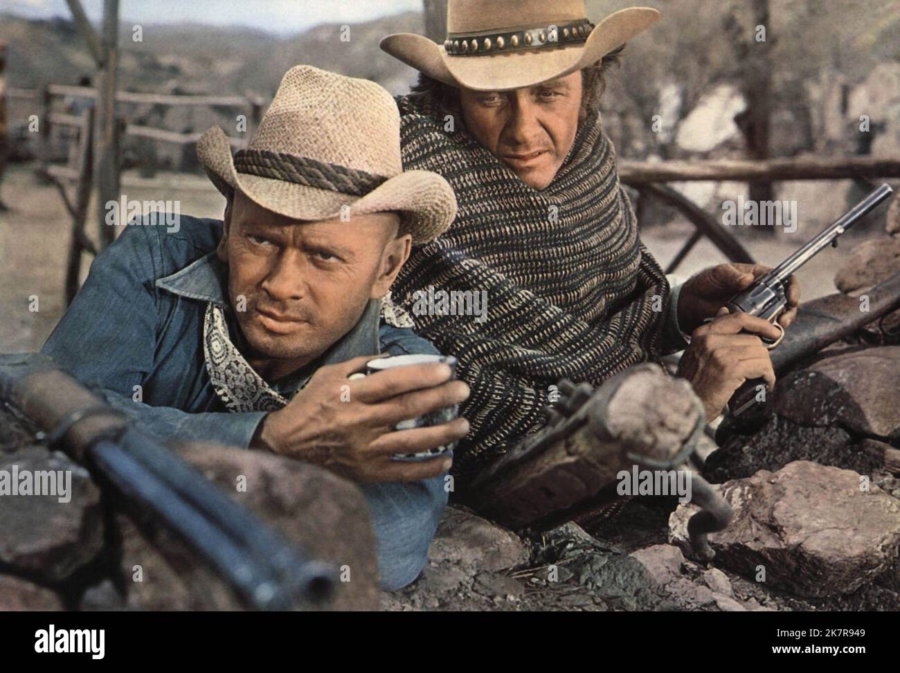 Catlow Yul Brynner & Richard Crenna Film Catlow (USA/UK 1971) Director: Sam ...