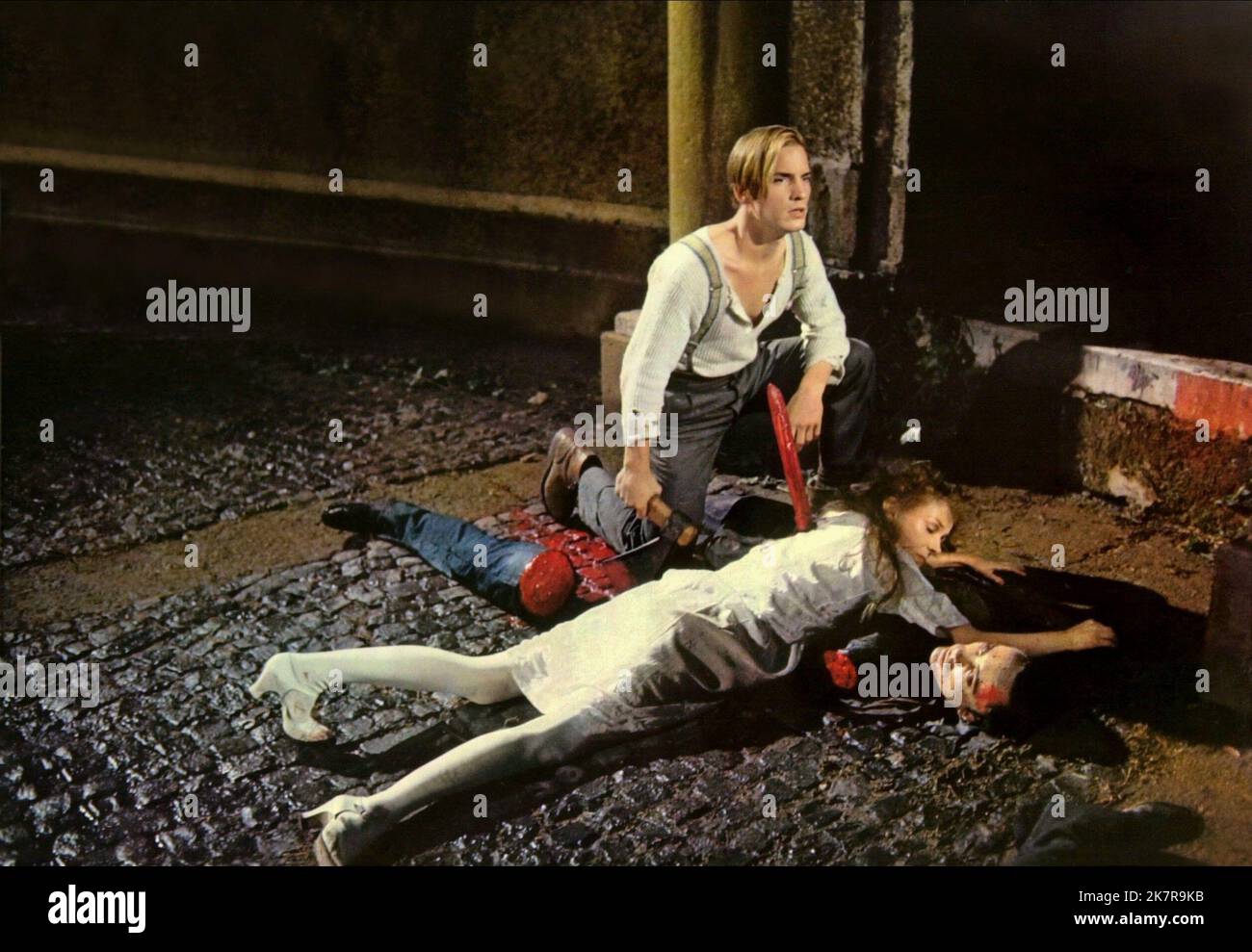 Joe Dallesandro & Udo Kier Film: Blood For Dracula (IT/FR 1974) Characters: Mario Balato, the Servant & Count Dracula  Director: Paul Morrissey 01 March 1974   **WARNING** This Photograph is for editorial use only and is the copyright of FIRST INDEPENDENT and/or the Photographer assigned by the Film or Production Company and can only be reproduced by publications in conjunction with the promotion of the above Film. A Mandatory Credit To FIRST INDEPENDENT is required. The Photographer should also be credited when known. No commercial use can be granted without written authority from the Film Co Stock Photo