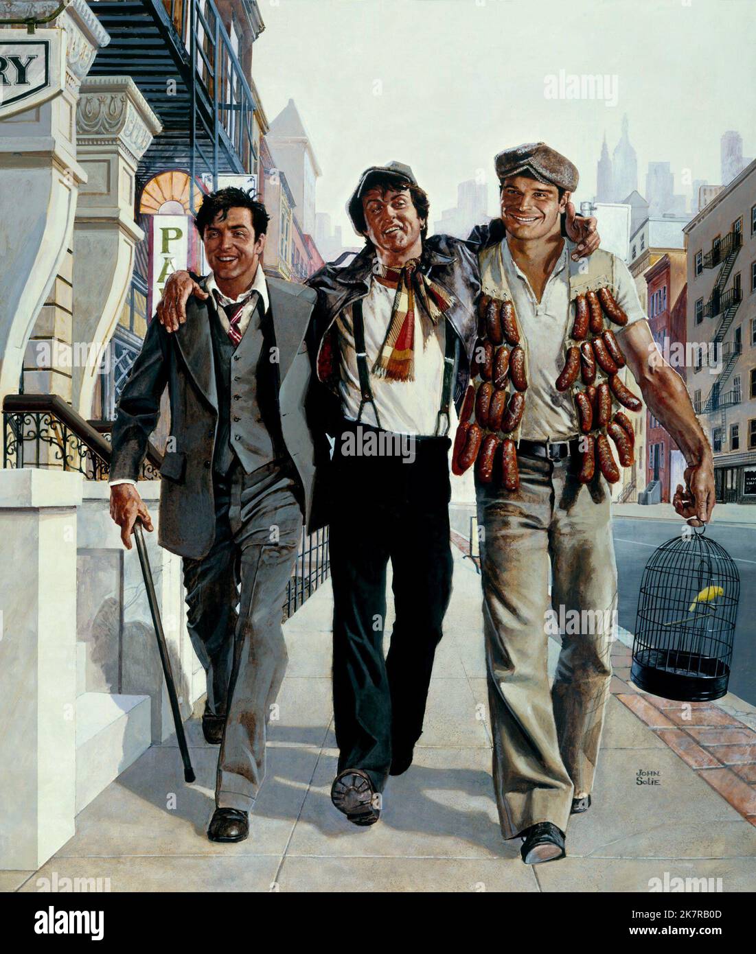 Armand Assante & Sylvester Stallone Film: Paradise Alley (1979) Characters: Lenny Carboni & Cosmo Carboni  22 September 1978   **WARNING** This Photograph is for editorial use only and is the copyright of UNIVERSAL and/or the Photographer assigned by the Film or Production Company and can only be reproduced by publications in conjunction with the promotion of the above Film. A Mandatory Credit To UNIVERSAL is required. The Photographer should also be credited when known. No commercial use can be granted without written authority from the Film Company. Stock Photo