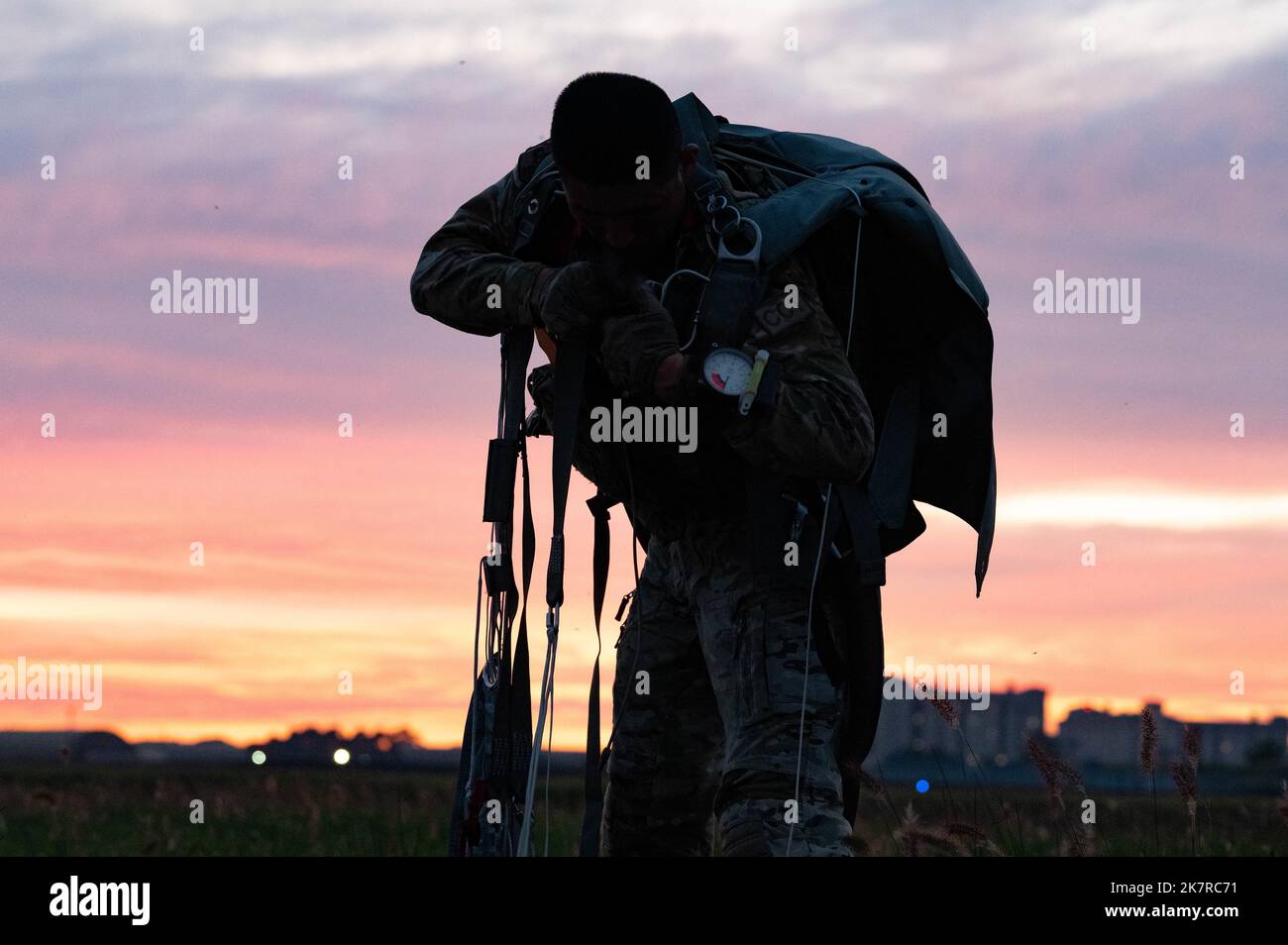 An operator participating in joint training between U.S. and Republic