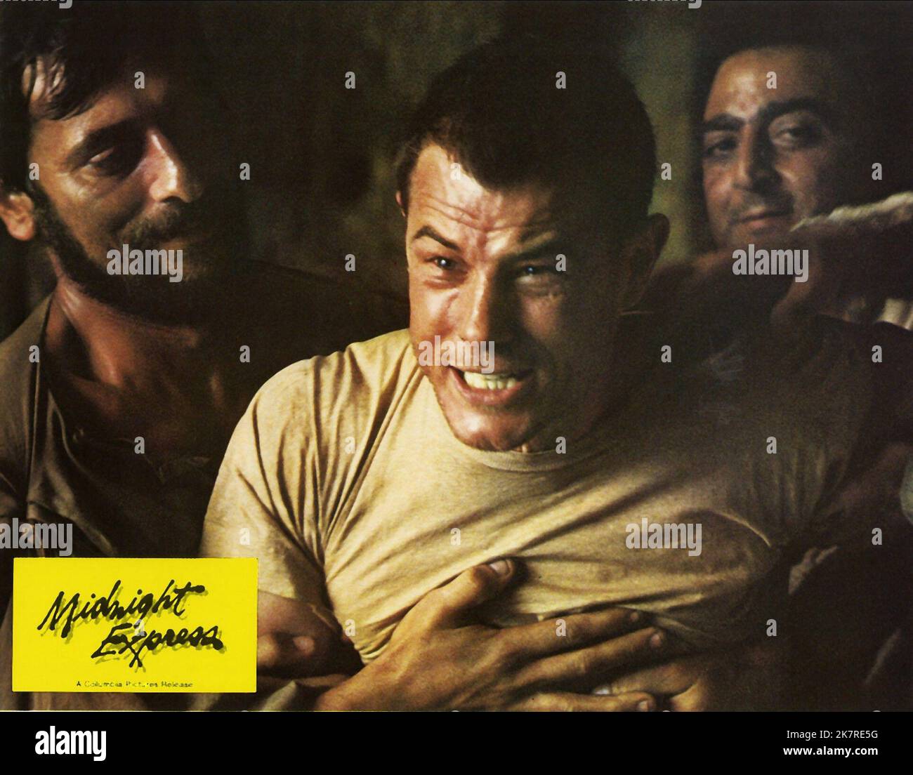 Brad Davis Film: Midnight Express (UK/USA 1978) Characters: Billy Hayes  Director: Alan Parker 18 May 1978   **WARNING** This Photograph is for editorial use only and is the copyright of COLUMBIA and/or the Photographer assigned by the Film or Production Company and can only be reproduced by publications in conjunction with the promotion of the above Film. A Mandatory Credit To COLUMBIA is required. The Photographer should also be credited when known. No commercial use can be granted without written authority from the Film Company. Stock Photo