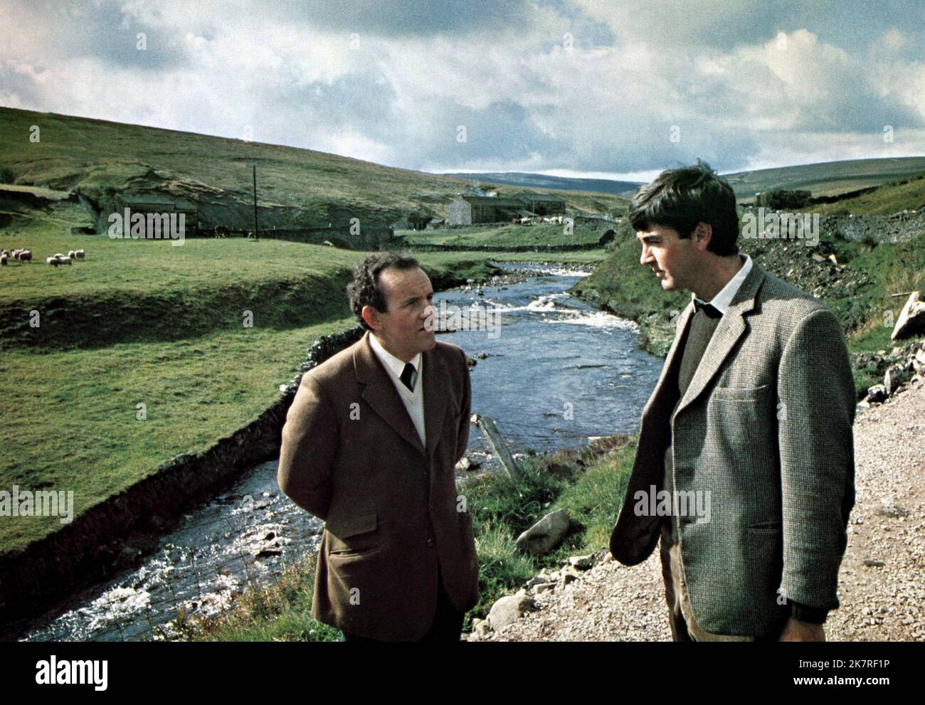 Colin Blakely & John Alderton Film: It Shouldn'T Happen To A Vet (1975)   Director: Eric Till 01 July 1975   **WARNING** This Photograph is for editorial use only and is the copyright of EMI and/or the Photographer assigned by the Film or Production Company and can only be reproduced by publications in conjunction with the promotion of the above Film. A Mandatory Credit To EMI is required. The Photographer should also be credited when known. No commercial use can be granted without written authority from the Film Company. Stock Photo