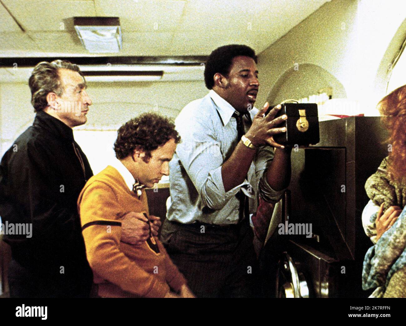 Scene With George C. Scott Film: Bank Shot (USA 1974) Characters: WITH Walter Upjohn Ballentine  Director: Gower Champion 31 July 1974   **WARNING** This Photograph is for editorial use only and is the copyright of UNITED ARTISTS and/or the Photographer assigned by the Film or Production Company and can only be reproduced by publications in conjunction with the promotion of the above Film. A Mandatory Credit To UNITED ARTISTS is required. The Photographer should also be credited when known. No commercial use can be granted without written authority from the Film Company. Stock Photo