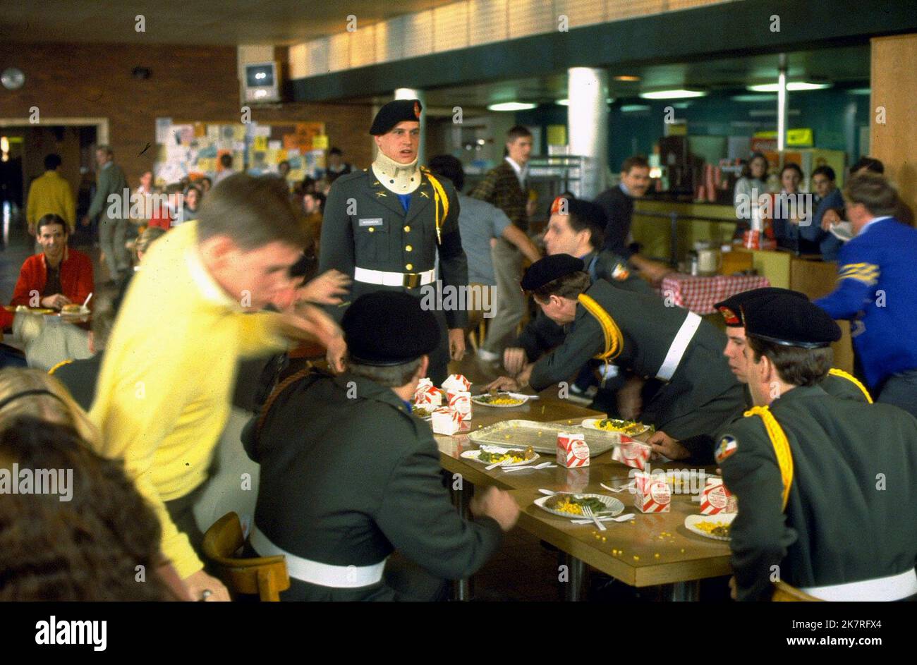 Cadets In Canteen Scene Film: Animal House; National Lampoon'S Animal House (USA 1978)   Director: John Landis 27 July 1978   **WARNING** This Photograph is for editorial use only and is the copyright of UNIVERSAL PICTURES and/or the Photographer assigned by the Film or Production Company and can only be reproduced by publications in conjunction with the promotion of the above Film. A Mandatory Credit To UNIVERSAL PICTURES is required. The Photographer should also be credited when known. No commercial use can be granted without written authority from the Film Company. Stock Photo