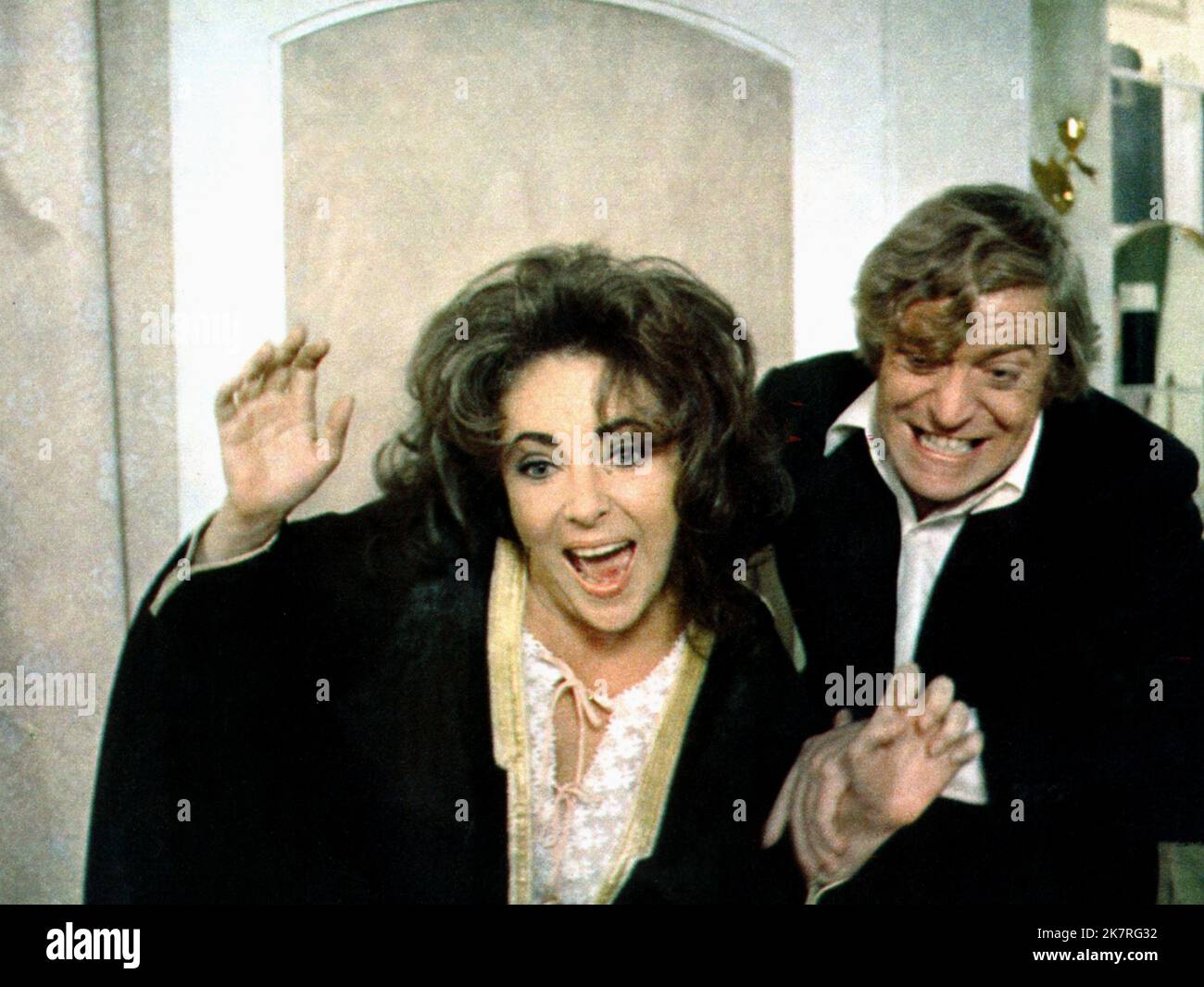 Elizabeth Taylor & Michael Caine Film: Zee & Co (1972)   Director: Brian G Hutton 21 January 1972   **WARNING** This Photograph is for editorial use only and is the copyright of COLUMBIA PICTURES and/or the Photographer assigned by the Film or Production Company and can only be reproduced by publications in conjunction with the promotion of the above Film. A Mandatory Credit To COLUMBIA PICTURES is required. The Photographer should also be credited when known. No commercial use can be granted without written authority from the Film Company. Stock Photo