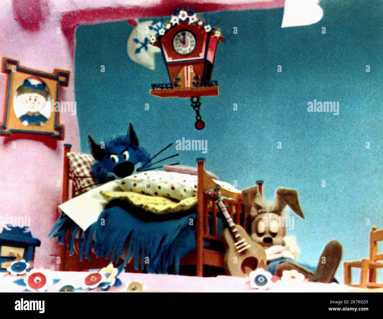 Blue Cat & Dylan Film: Dougal And The Blue Cat; Magic Roundabout (1970)   Director: Serge Danot 01 December 1970   **WARNING** This Photograph is for editorial use only and is the copyright of UNITED ARISTS and/or the Photographer assigned by the Film or Production Company and can only be reproduced by publications in conjunction with the promotion of the above Film. A Mandatory Credit To UNITED ARISTS is required. The Photographer should also be credited when known. No commercial use can be granted without written authority from the Film Company. Stock Photo