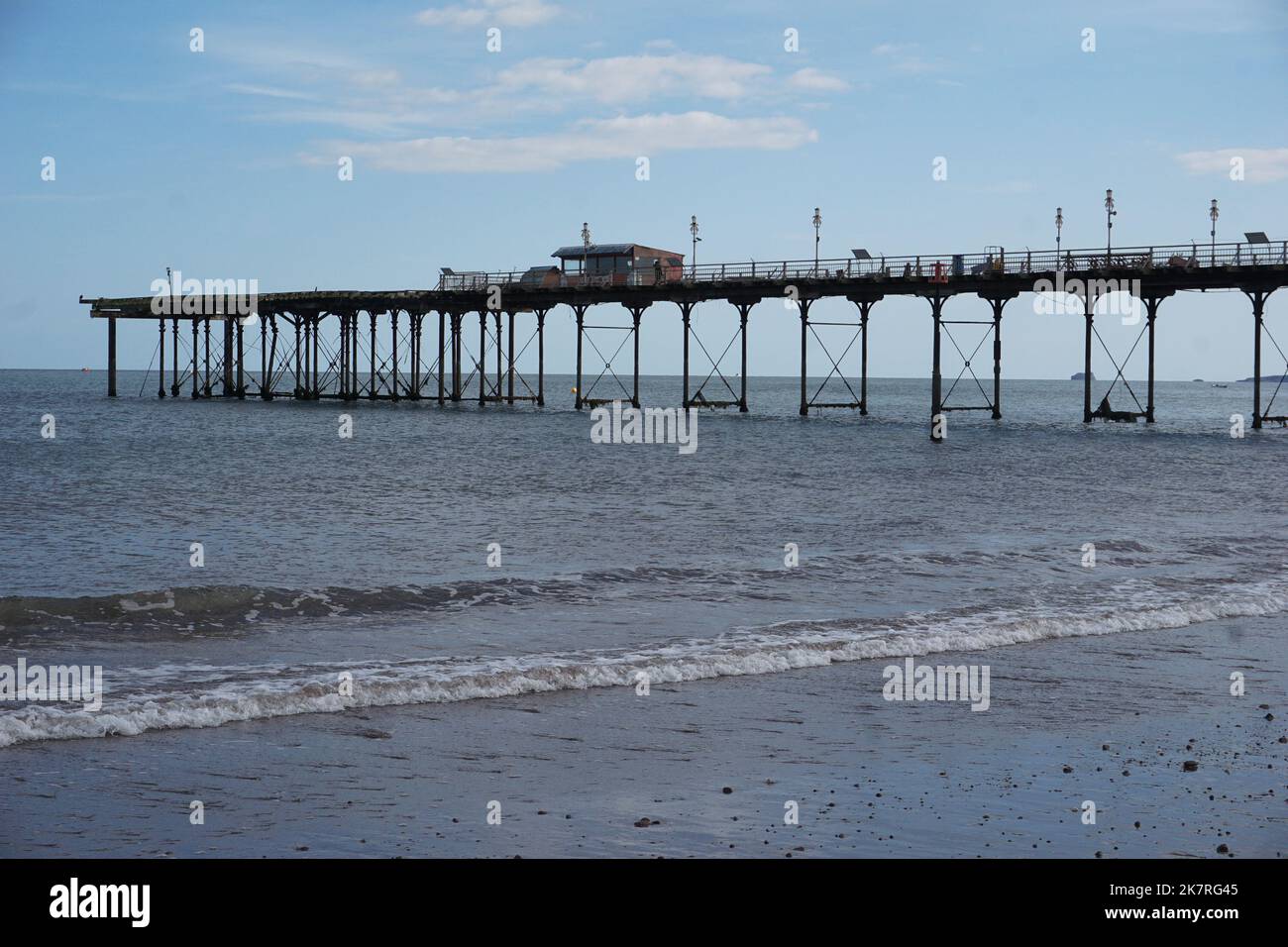 The pier at Teignmouth, Devon Stock Photo