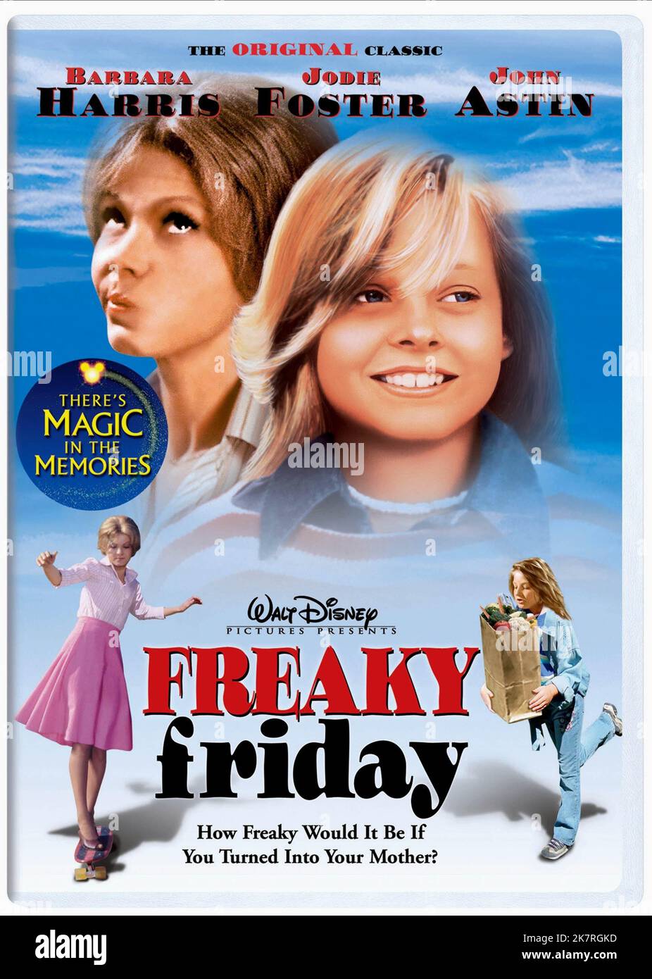 Barbara Harris & Jodie Foster Poster Film: Freaky Friday (USA 1976) Characters: Ellen Andrews &  Director: Gary Nelson 17 December 1976   **WARNING** This Photograph is for editorial use only and is the copyright of DISNEY and/or the Photographer assigned by the Film or Production Company and can only be reproduced by publications in conjunction with the promotion of the above Film. A Mandatory Credit To DISNEY is required. The Photographer should also be credited when known. No commercial use can be granted without written authority from the Film Company. Stock Photo