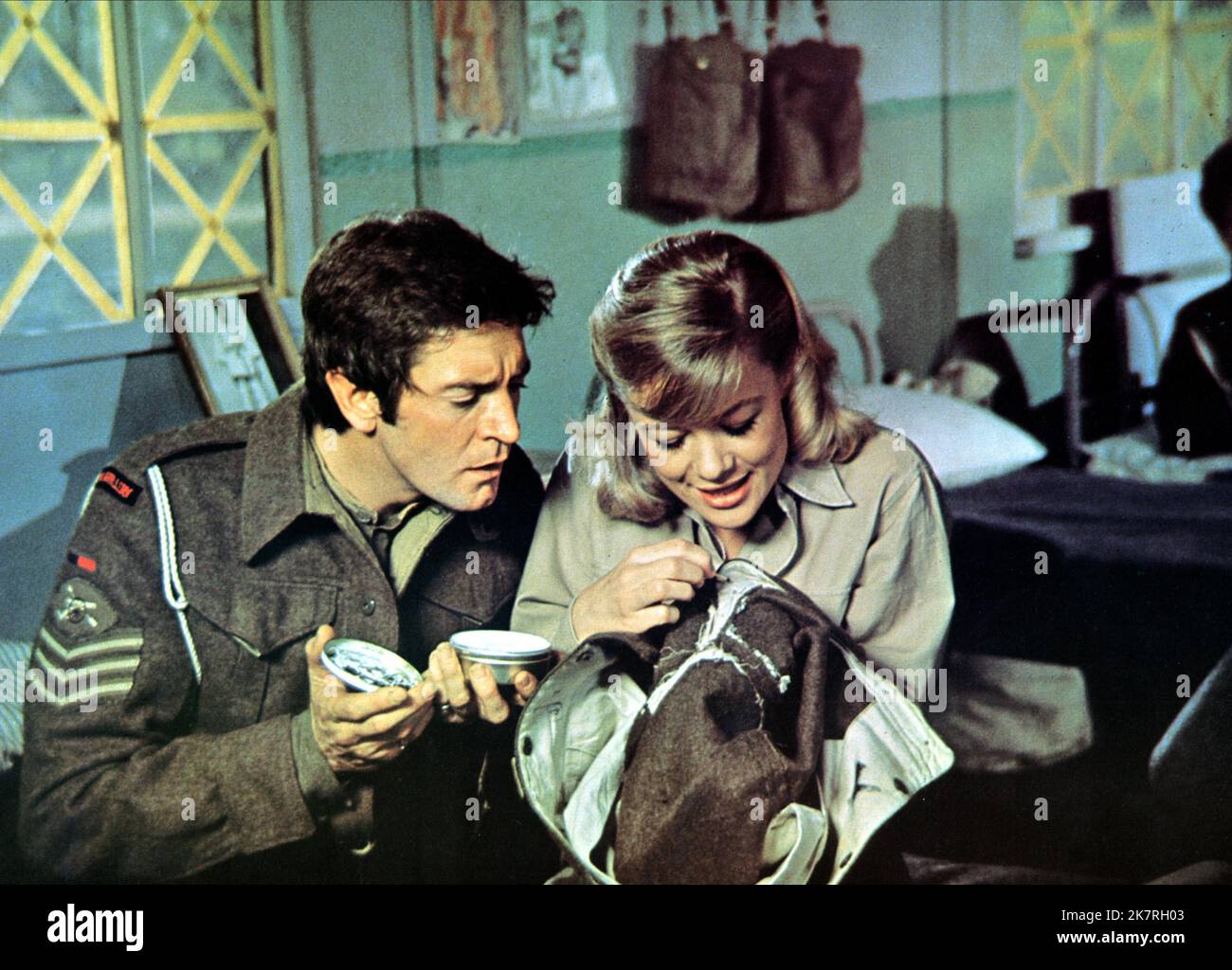 Patrick Mower & Judy Geeson Film Carry On England (UK 1976) Characters Sergeant Len Able
