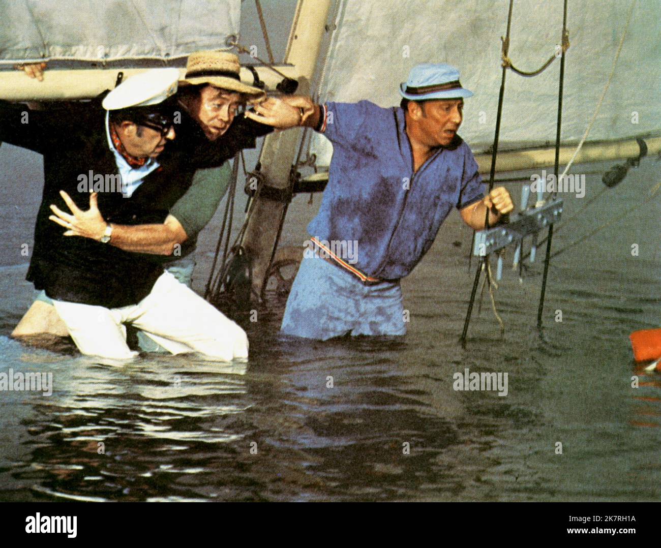 Phil Silvers, Mickey Shaughnessy & Norman Fell Film The Boatniks (1976 ...