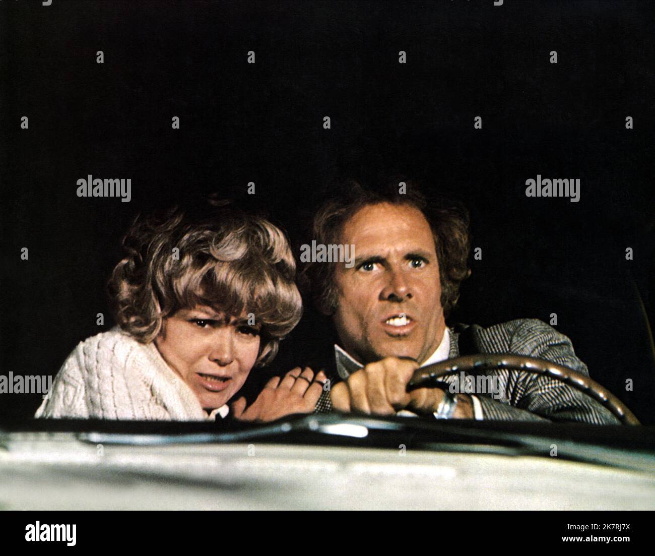 Barbara Harris & Bruce Dern Film: Family Plot (1973) Characters: Blanche Tyler & George Lumely  Director: Alfred Hitchcock 09 April 1976   **WARNING** This Photograph is for editorial use only and is the copyright of UNIVERSAL and/or the Photographer assigned by the Film or Production Company and can only be reproduced by publications in conjunction with the promotion of the above Film. A Mandatory Credit To UNIVERSAL is required. The Photographer should also be credited when known. No commercial use can be granted without written authority from the Film Company. Stock Photo