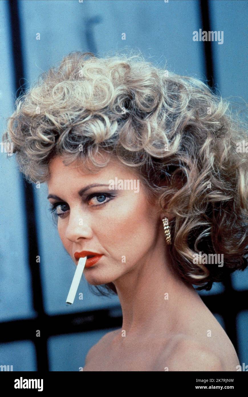Olivia Newton-John  Film Grease (USA 1978) Characters: Sandy Olsson  Director: Randal Kleiser 13 June 1978   **WARNING** This Photograph is for editorial use only and is the copyright of PARAMOUNT PICTURES and/or the Photographer assigned by the  Film or Production Company and can only be reproduced by publications in conjunction with the promotion of the above  Film. A Mandatory Credit To PARAMOUNT PICTURES is required. The Photographer should also be credited when known. No commercial use can be granted without written authority from the  Film Company. Stock Photo