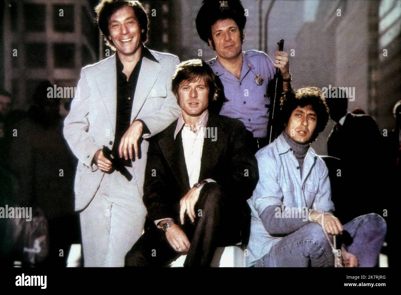 THESE brilliantly blundering boys! ☆ * Robert Redford * …with his diamond  thievin' buds… Paul Sand, Ron Leibman and George S…