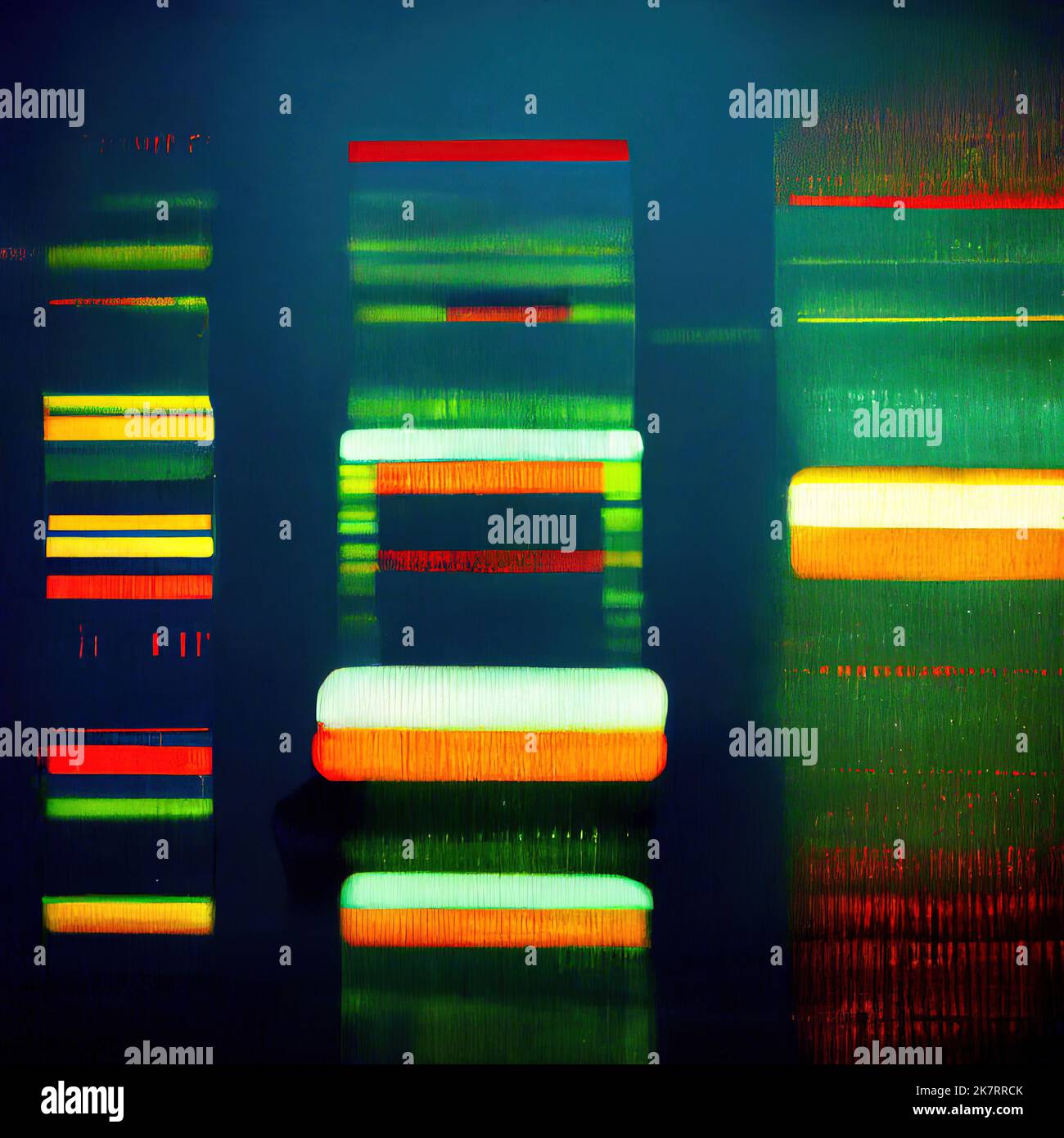 DNA sequencing, illustration Stock Photo Alamy