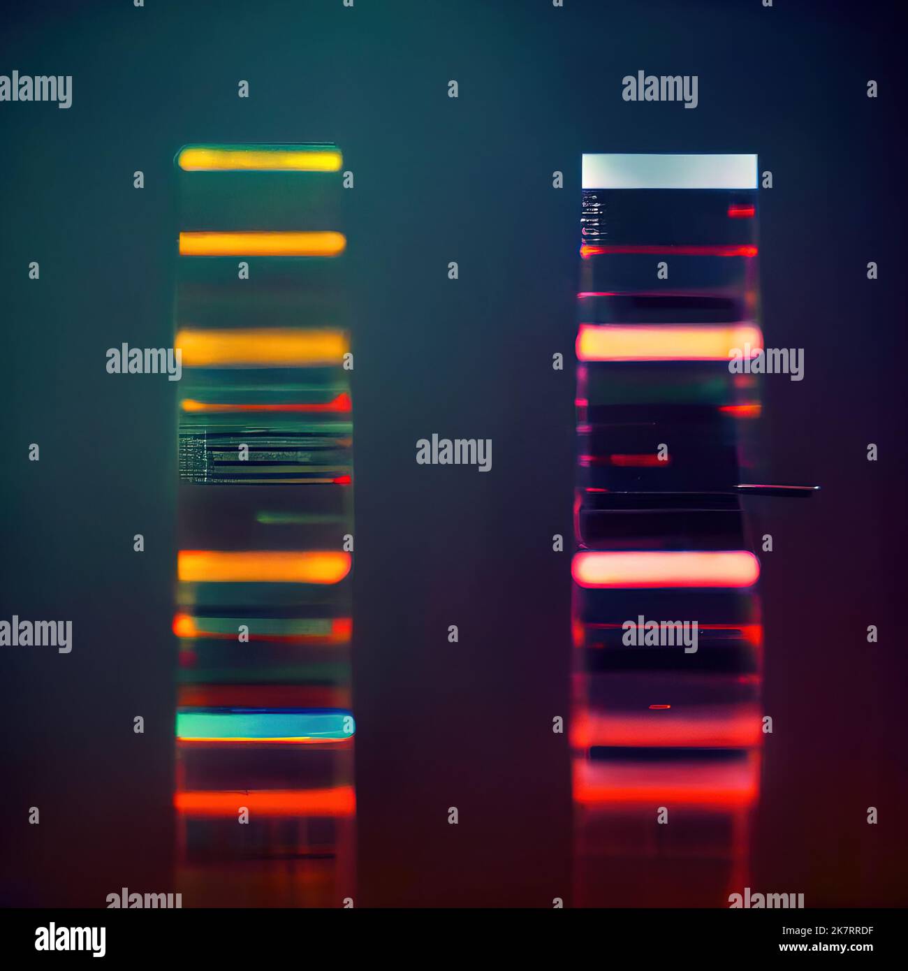 DNA sequencing, illustration Stock Photo Alamy