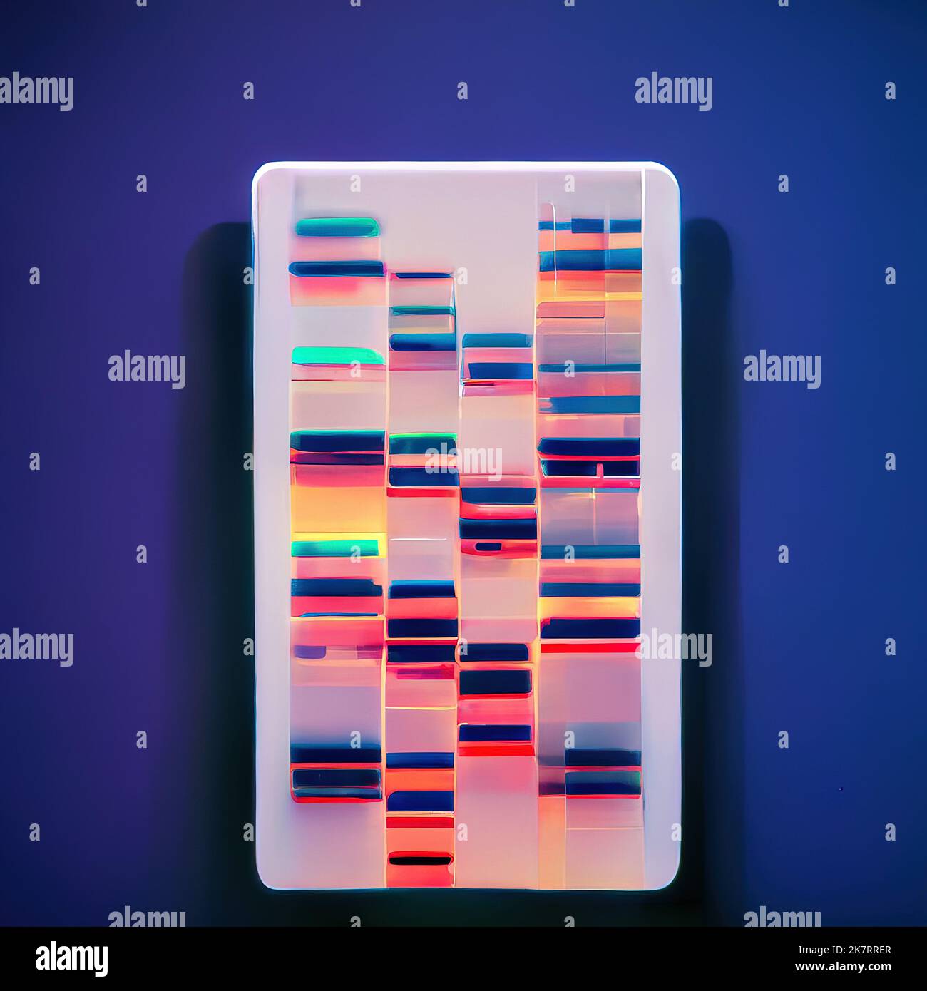 DNA sequencing, illustration Stock Photo Alamy