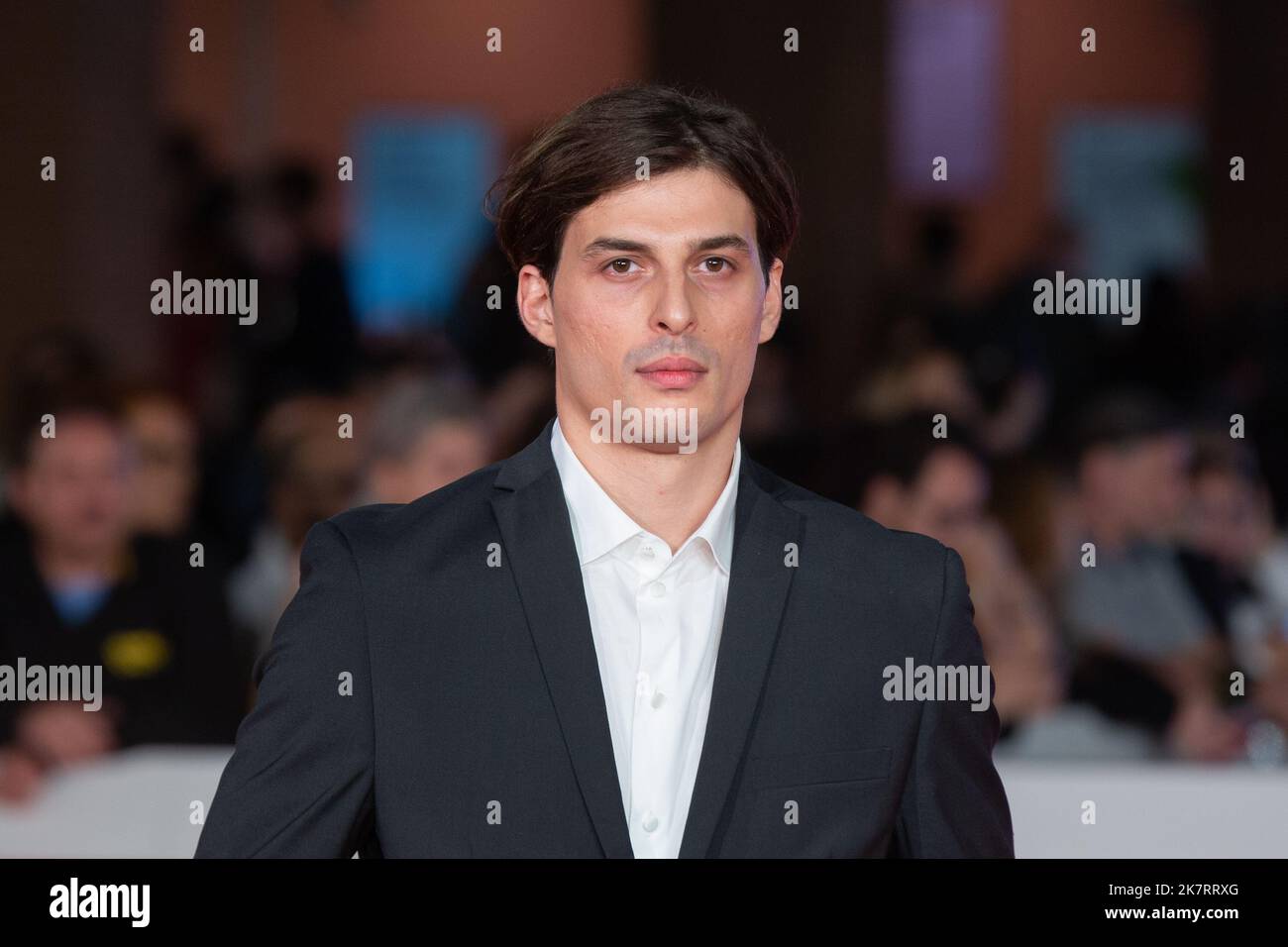 October 18, 2022, Rome, Italy: Michelangelo Placido attends the red ...
