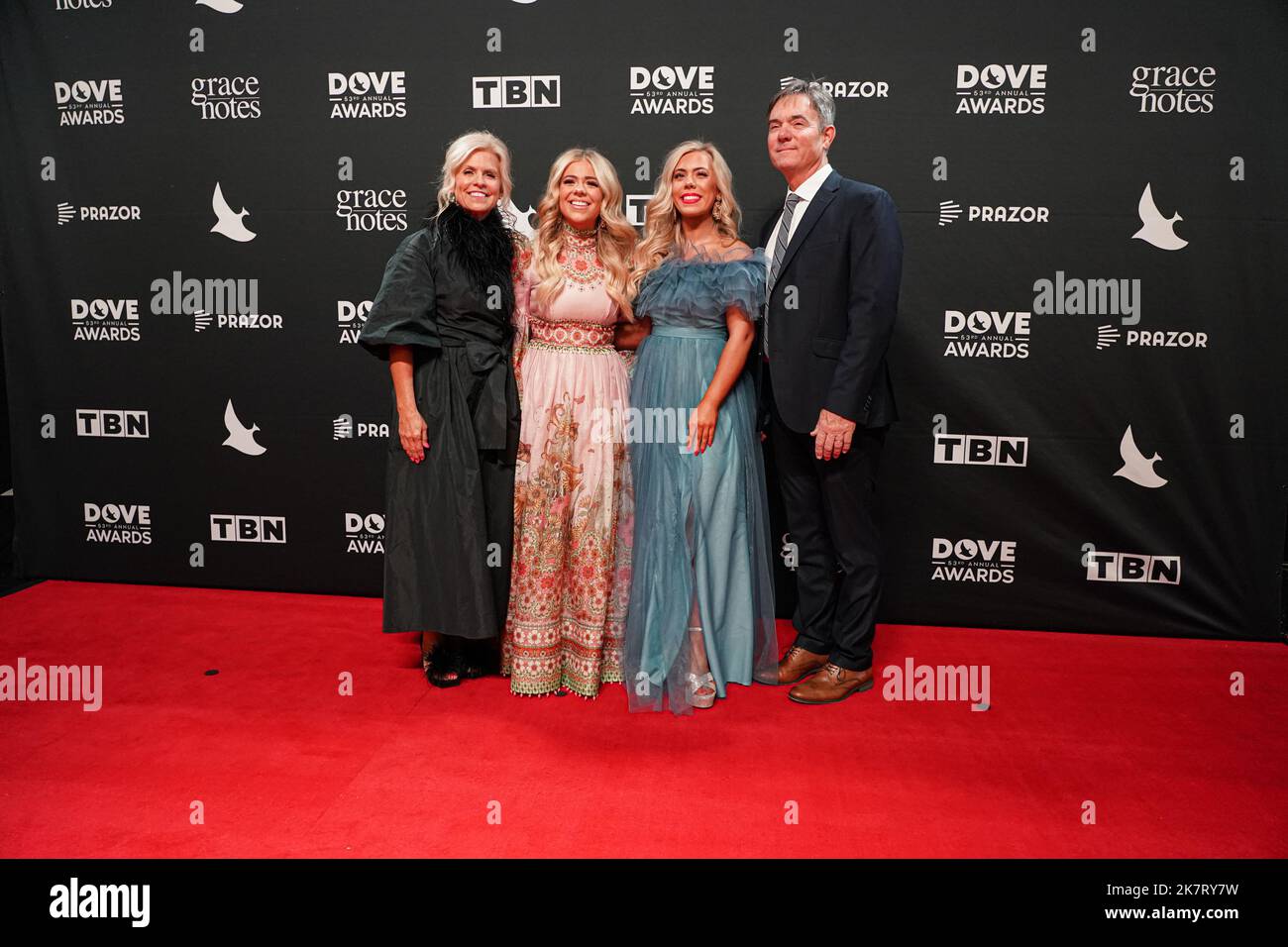 Nashville, Tennessee, USA, October 18, 2022. Anne Wilson and family on