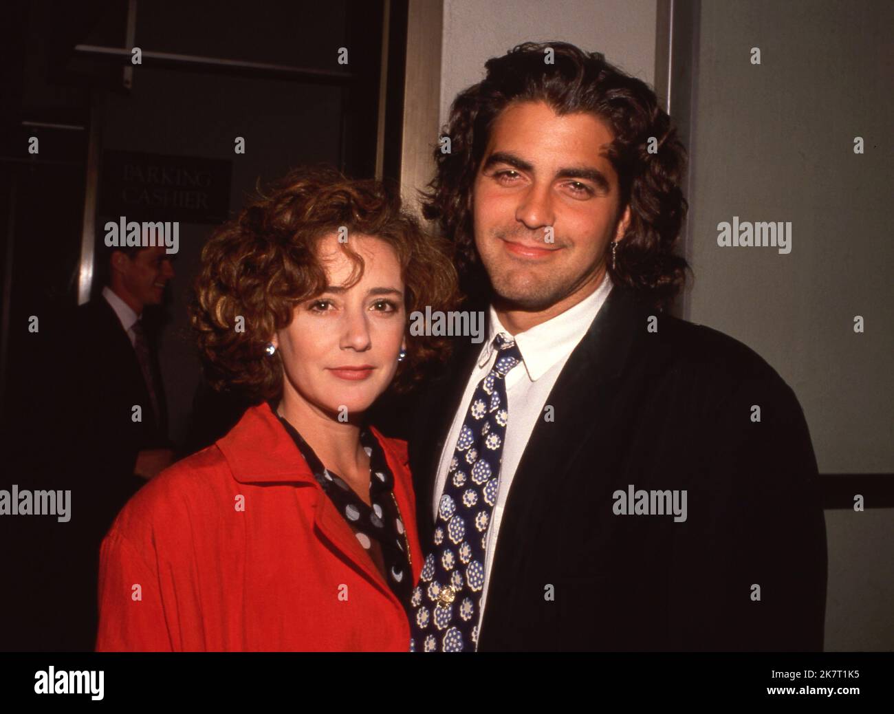 George Clooney and Talia Balsam at the ABC Annual Fall Affiliates Dinner on June 14, 1990 Credit: Ralph Dominguez/MediaPunch Stock Photo