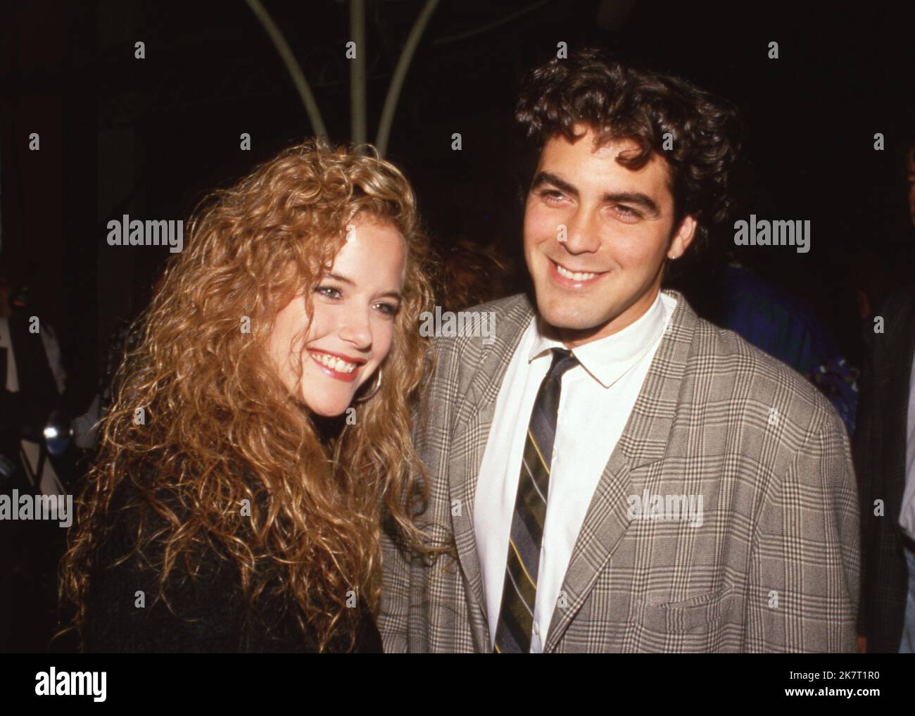 George Clooney and Kelly Preston Circa 1988 Credit: Ralph Dominguez/MediaPunch Stock Photo