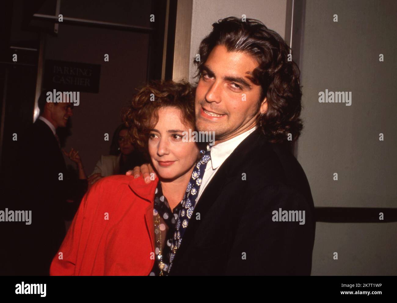 George Clooney and Talia Balsam at the ABC Annual Fall Affiliates Dinner on June 14, 1990 Credit: Ralph Dominguez/MediaPunch Stock Photo