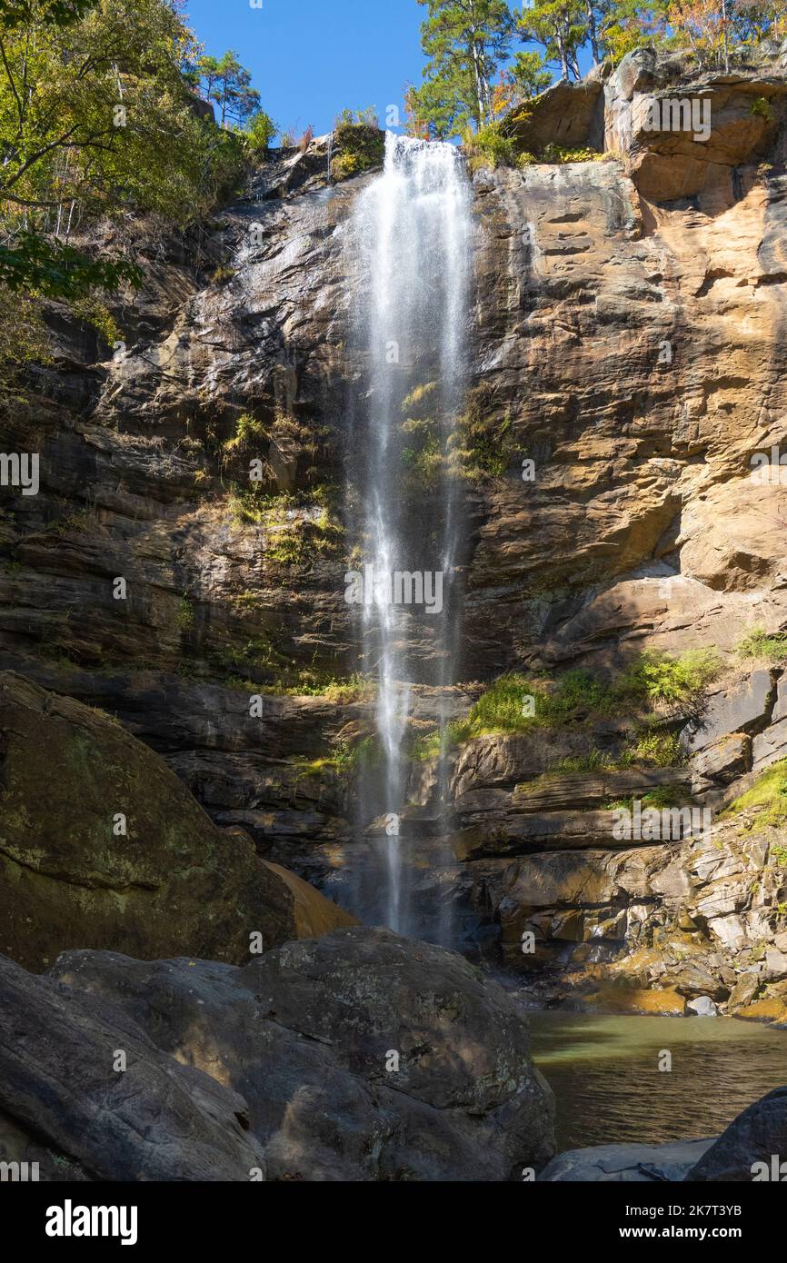 Toccoa Falls on the campus of Toccoa Falls College in Toccoa,
