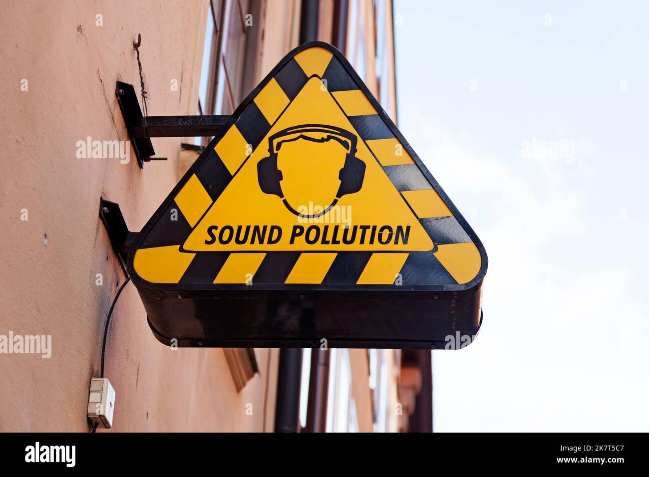Stockholm, Sweden - October 11, 2022: sign for famous music store in old town Stock Photo
